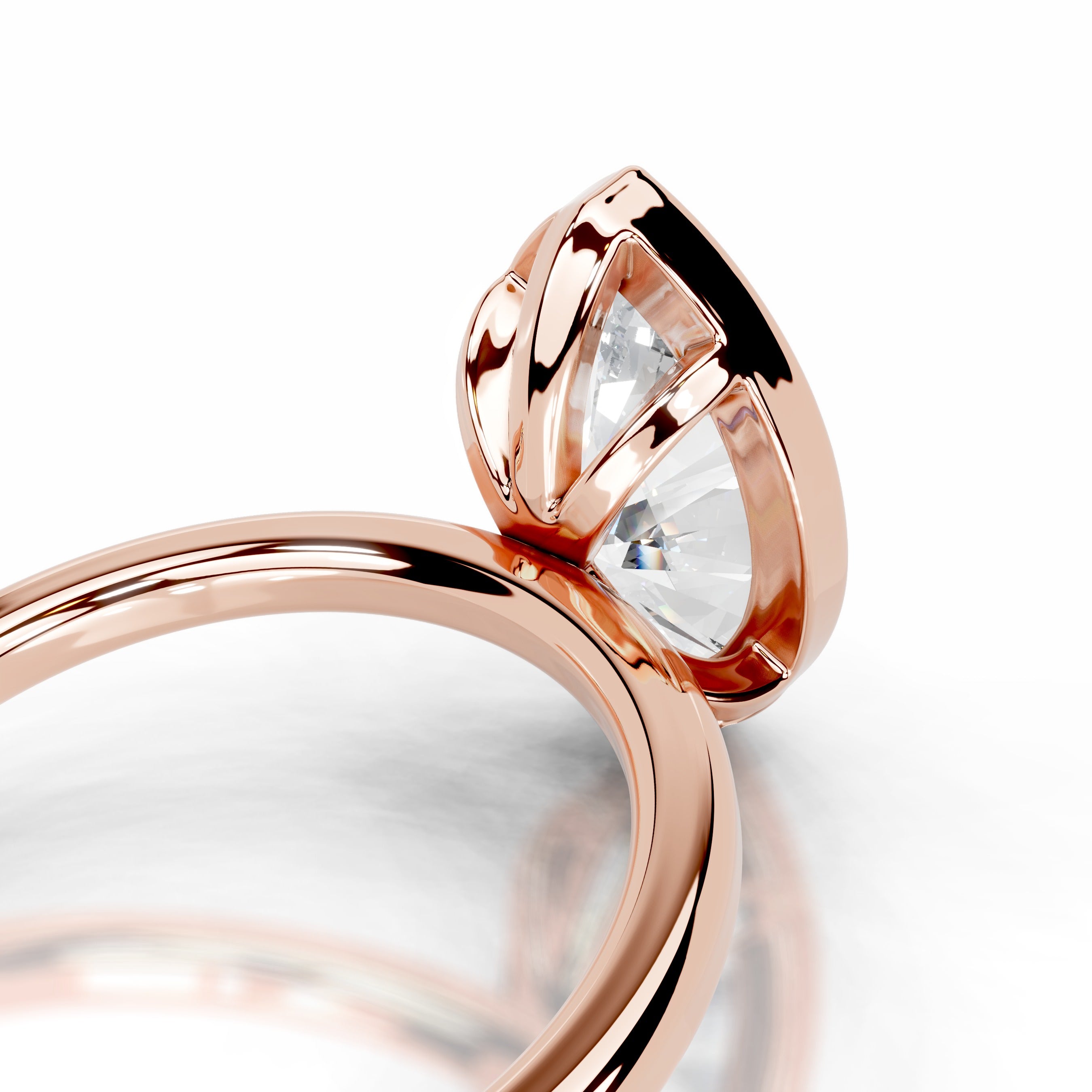 Dima  Diamond Engagement Ring - 14K Rose Gold