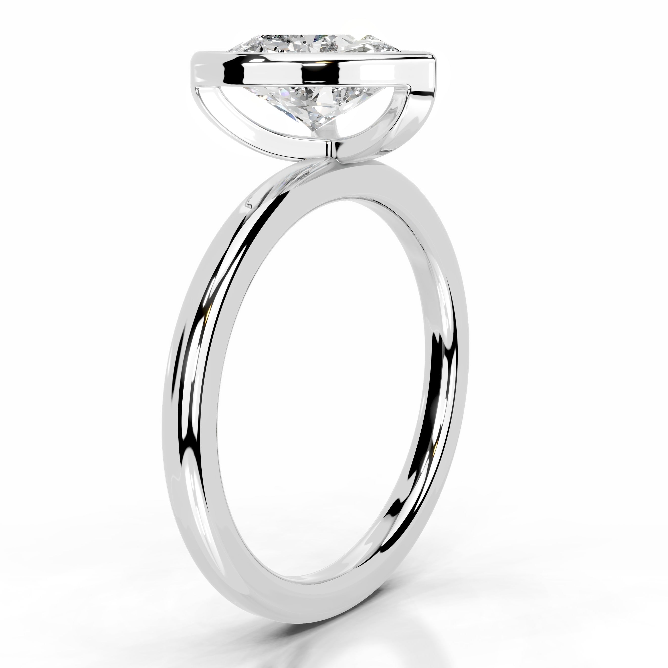 Dima Diamond Engagement Ring - 14K White Gold