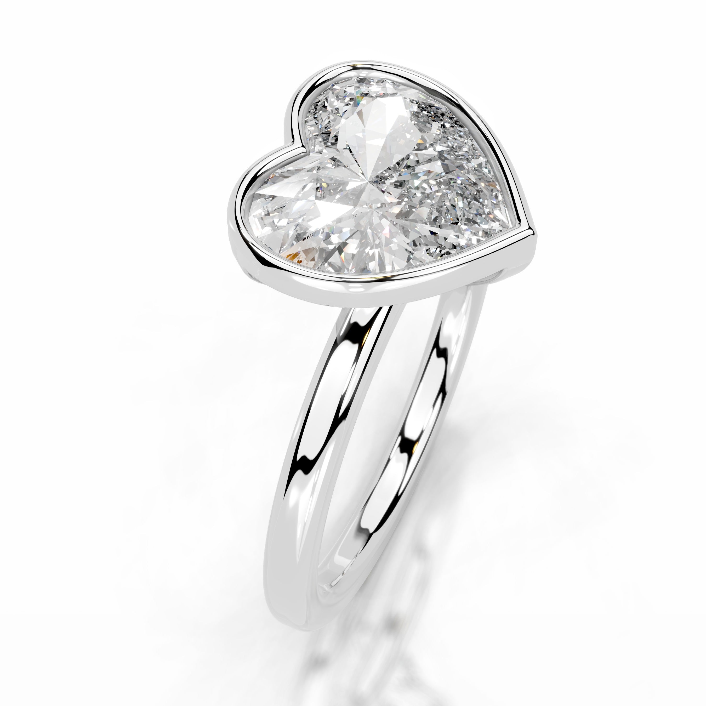 Dima Diamond Engagement Ring - 14K White Gold