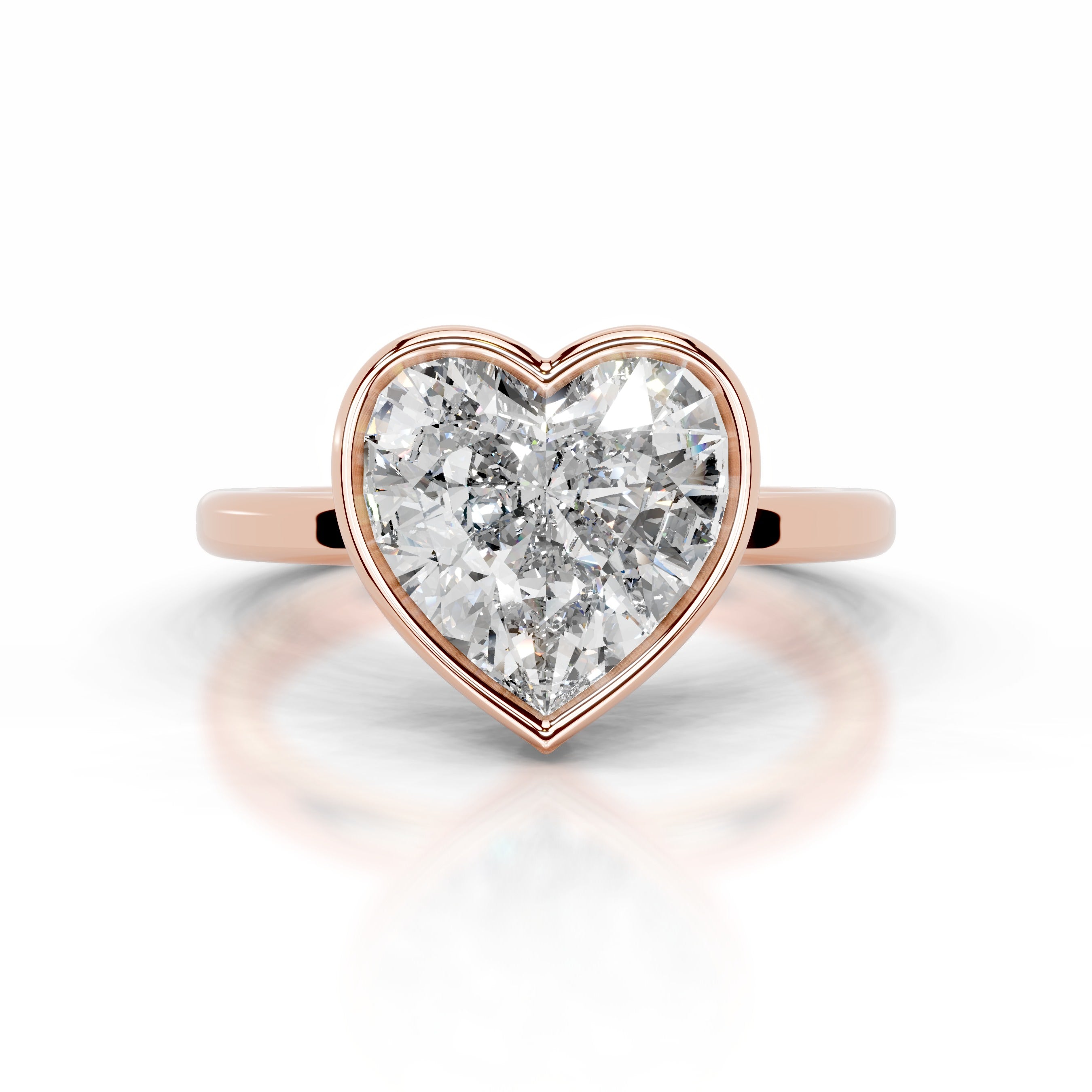 Dima Diamond Engagement Ring - 14K Rose Gold