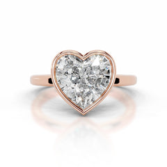 Dima Diamond Engagement Ring - 14K Rose Gold - Main Stone 1.5 Carat