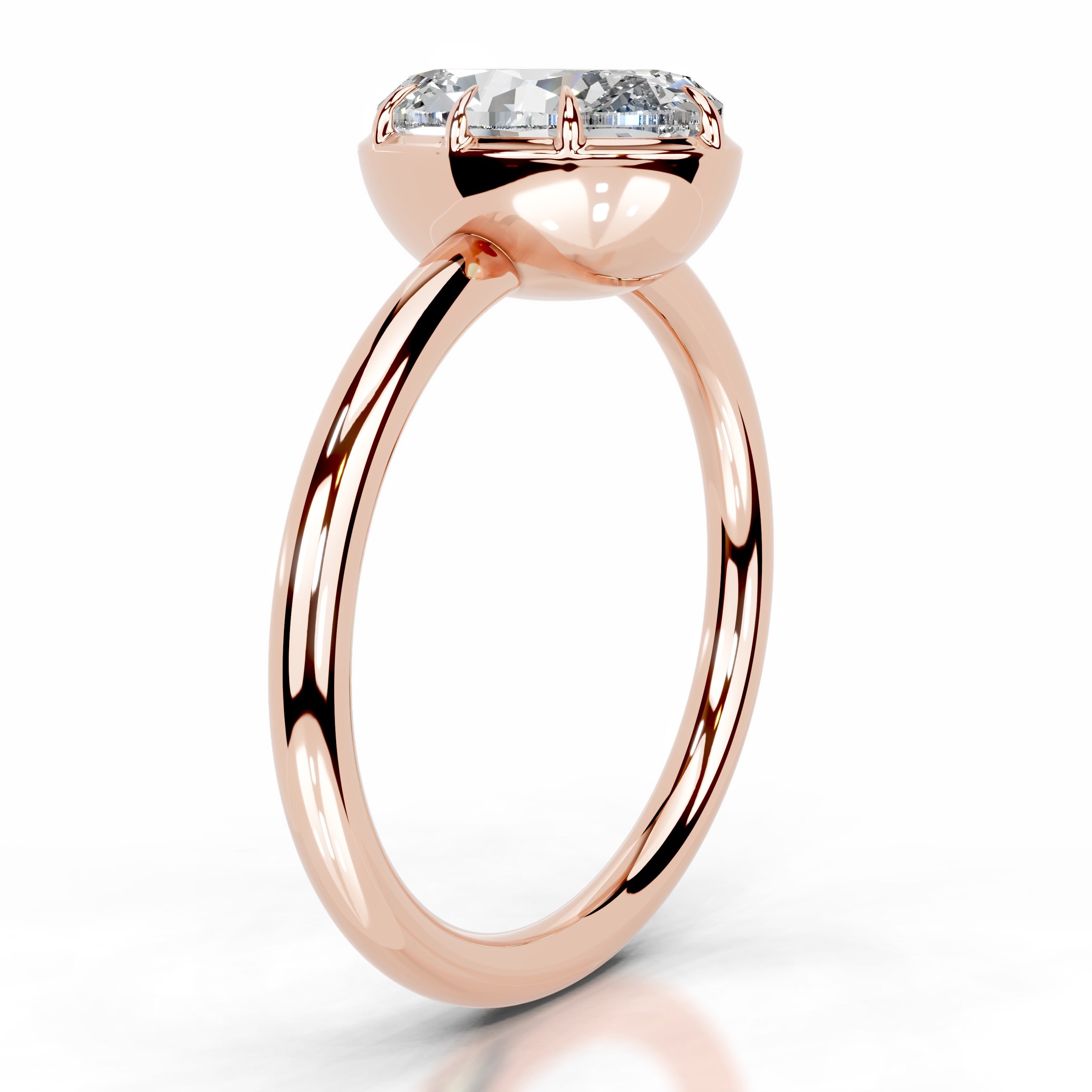 Narcisa  Diamond Engagement Ring - 14K Rose Gold