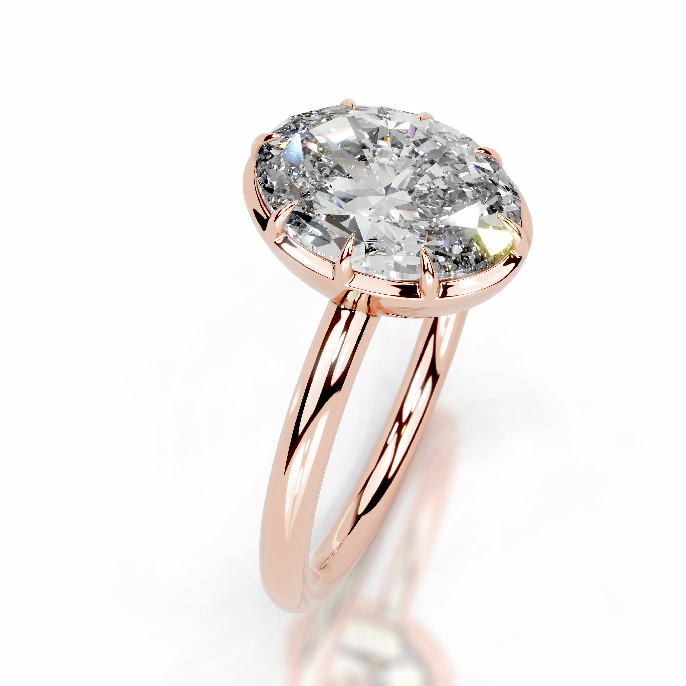 Narcisa  Diamond Engagement Ring - 14K Rose Gold