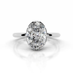 Narcisa Diamond Engagement Ring - Platinum