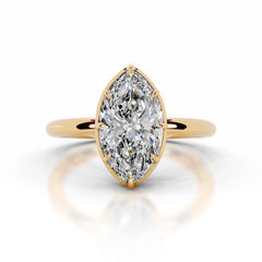 Narcisa Diamond Engagement Ring - 18K Yellow Gold