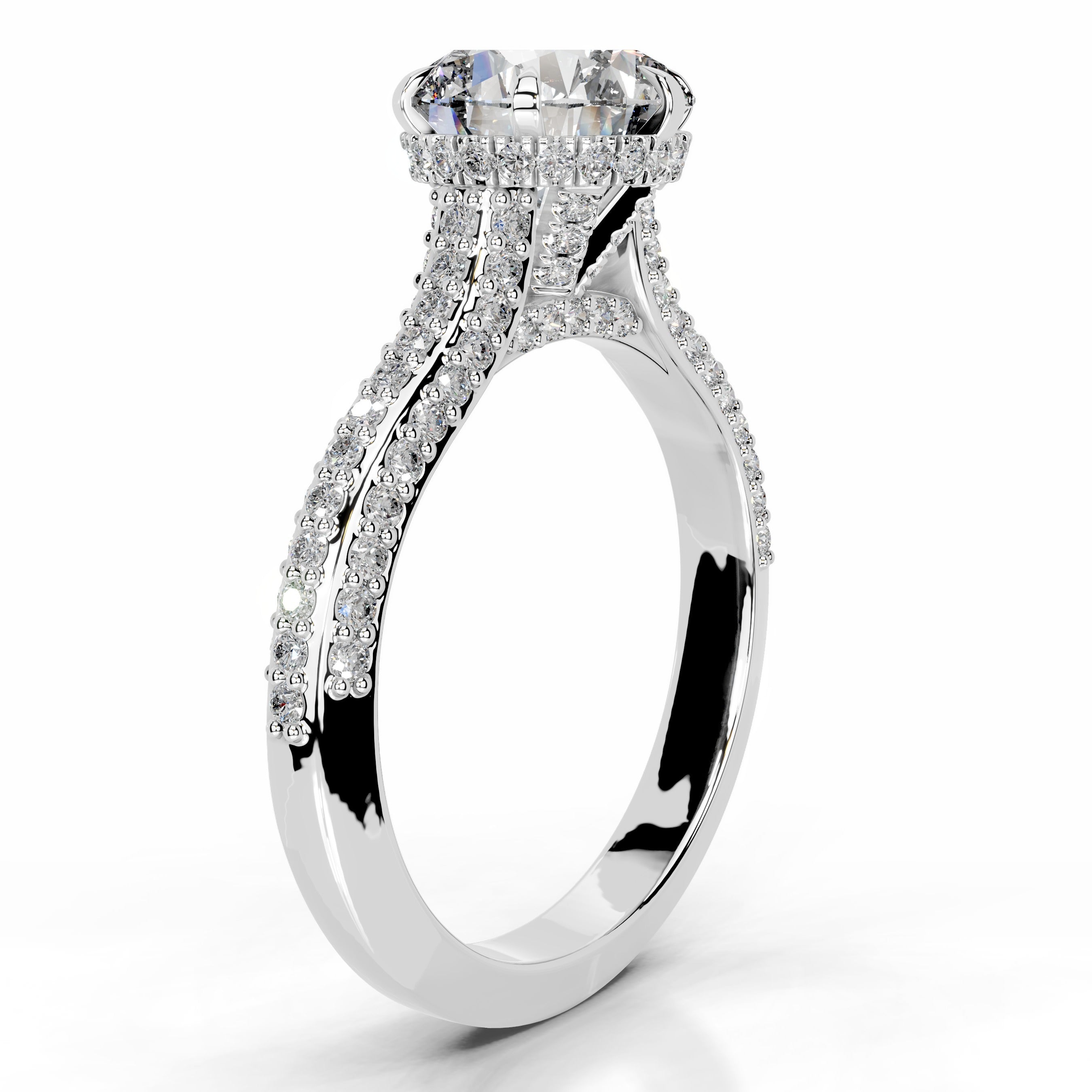 Joana  Diamond Engagement Ring - 14K White Gold