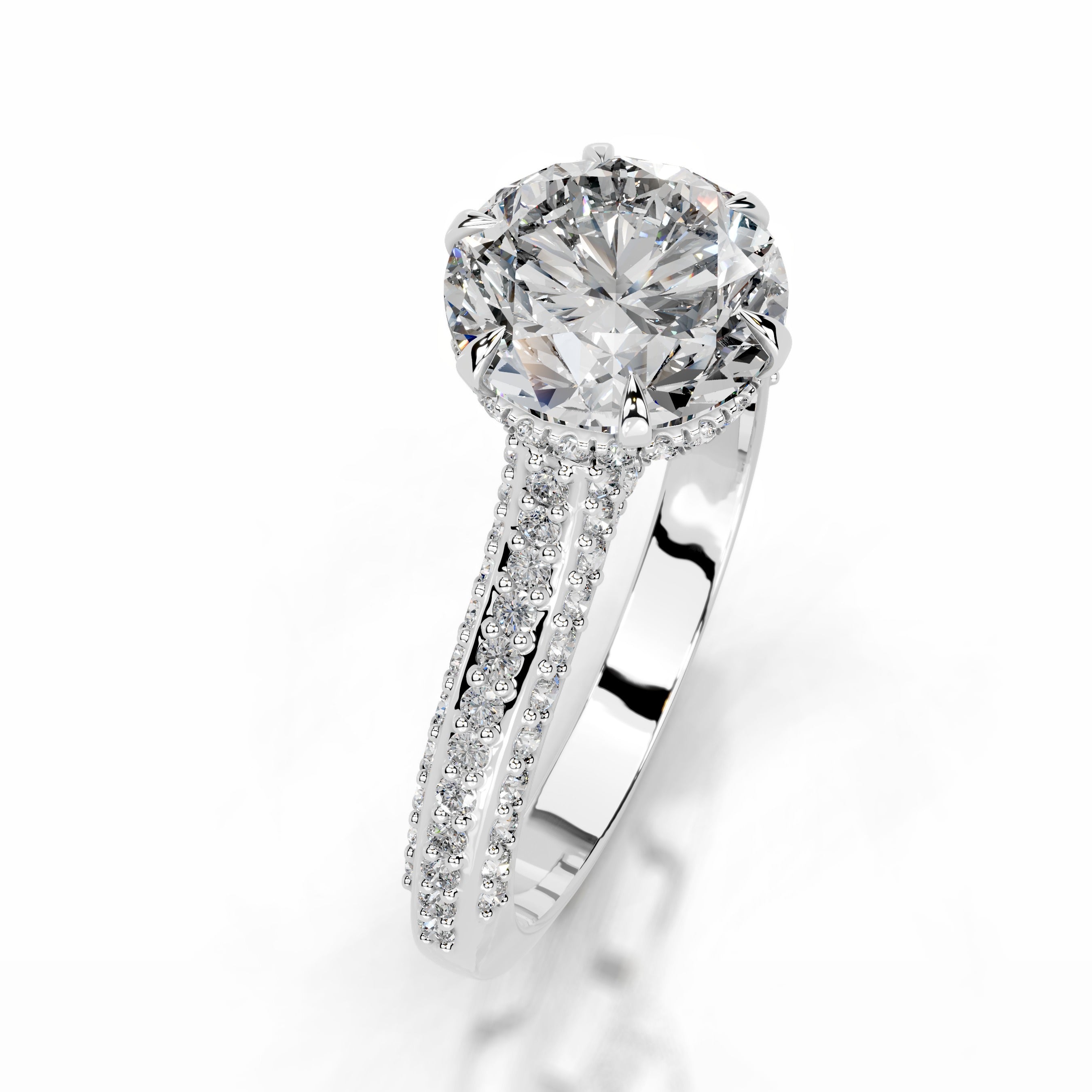 Joana  Diamond Engagement Ring - 14K White Gold