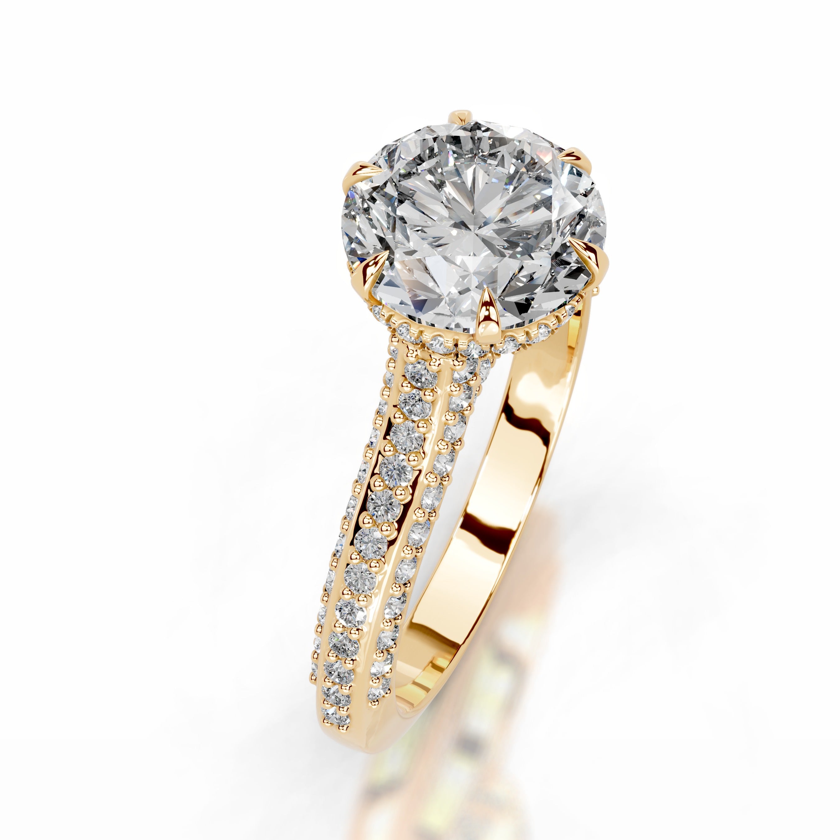 Joana  Diamond Engagement Ring - 18K Yellow Gold