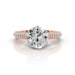 Joana Diamond Engagement Ring - 14K Rose Gold