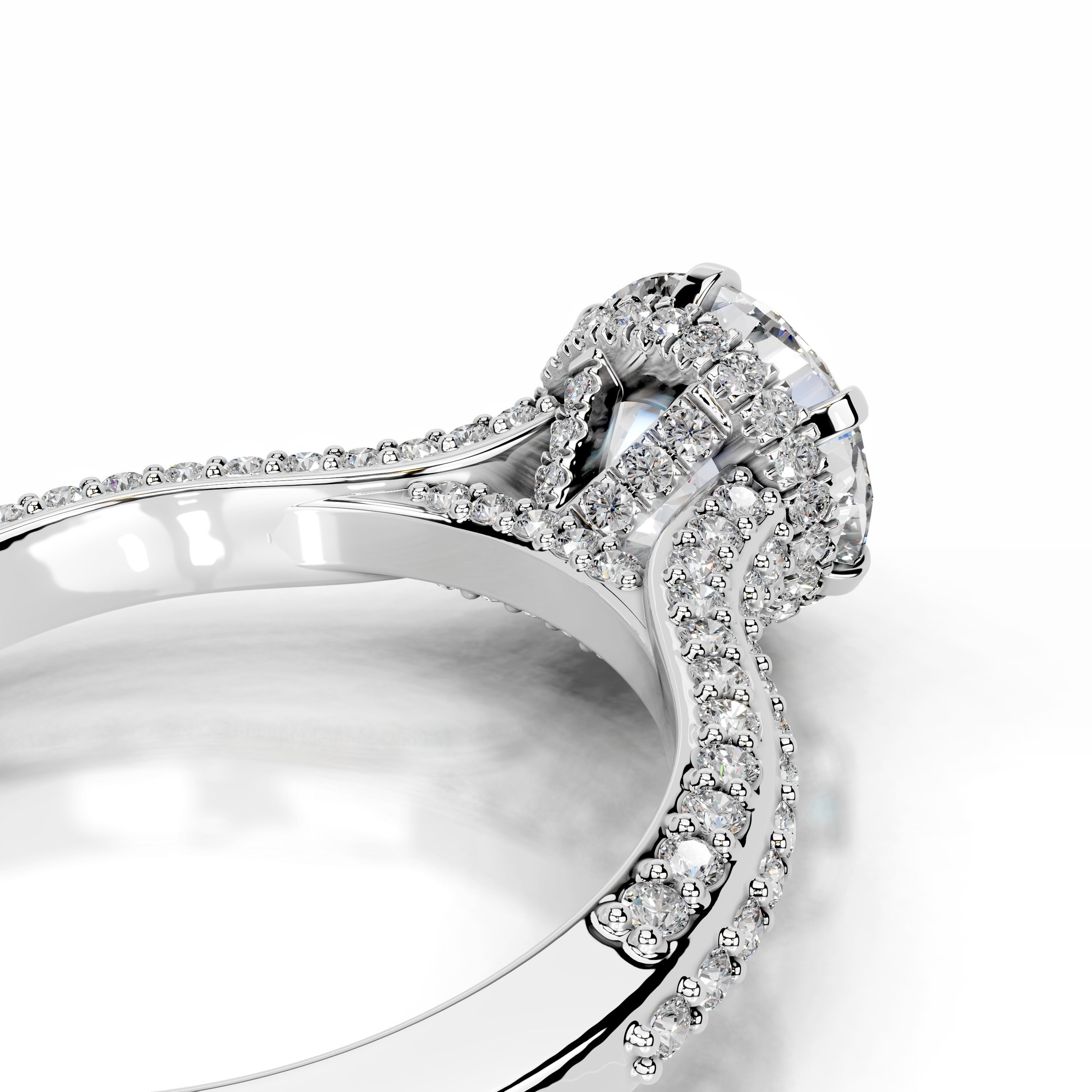 Joana  Diamond Engagement Ring - 14K White Gold