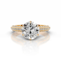 Joana Diamond Engagement Ring - 18K Yellow Gold