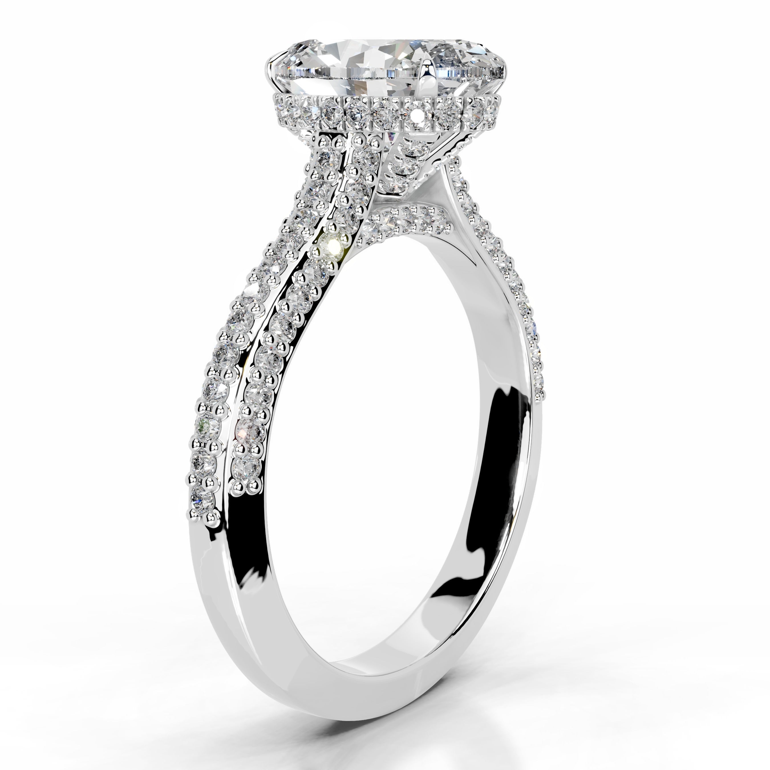 Joana  Diamond Engagement Ring - 14K White Gold