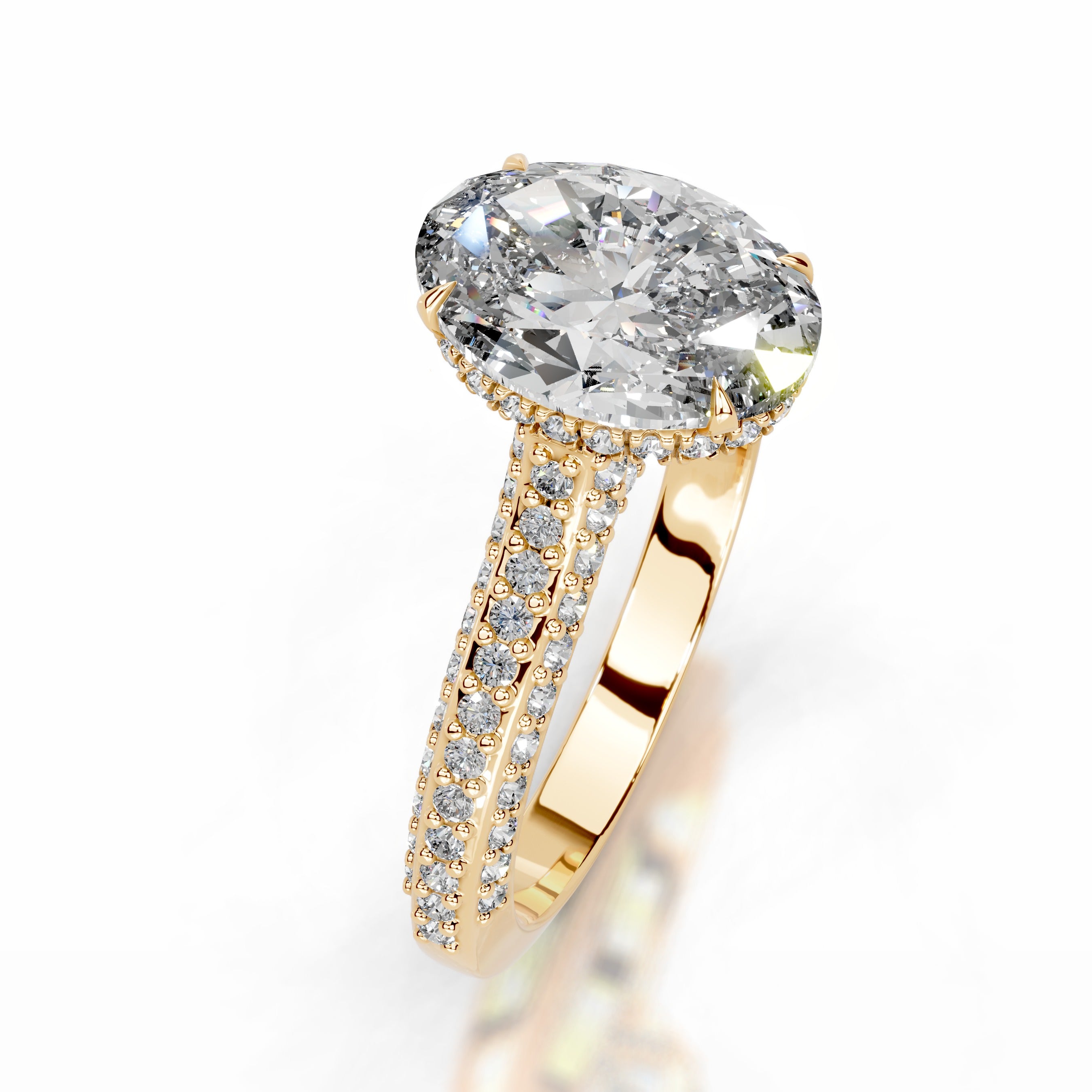 Joana  Diamond Engagement Ring - 18K Yellow Gold