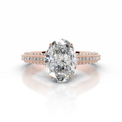 Joana Diamond Engagement Ring - 14K Rose Gold