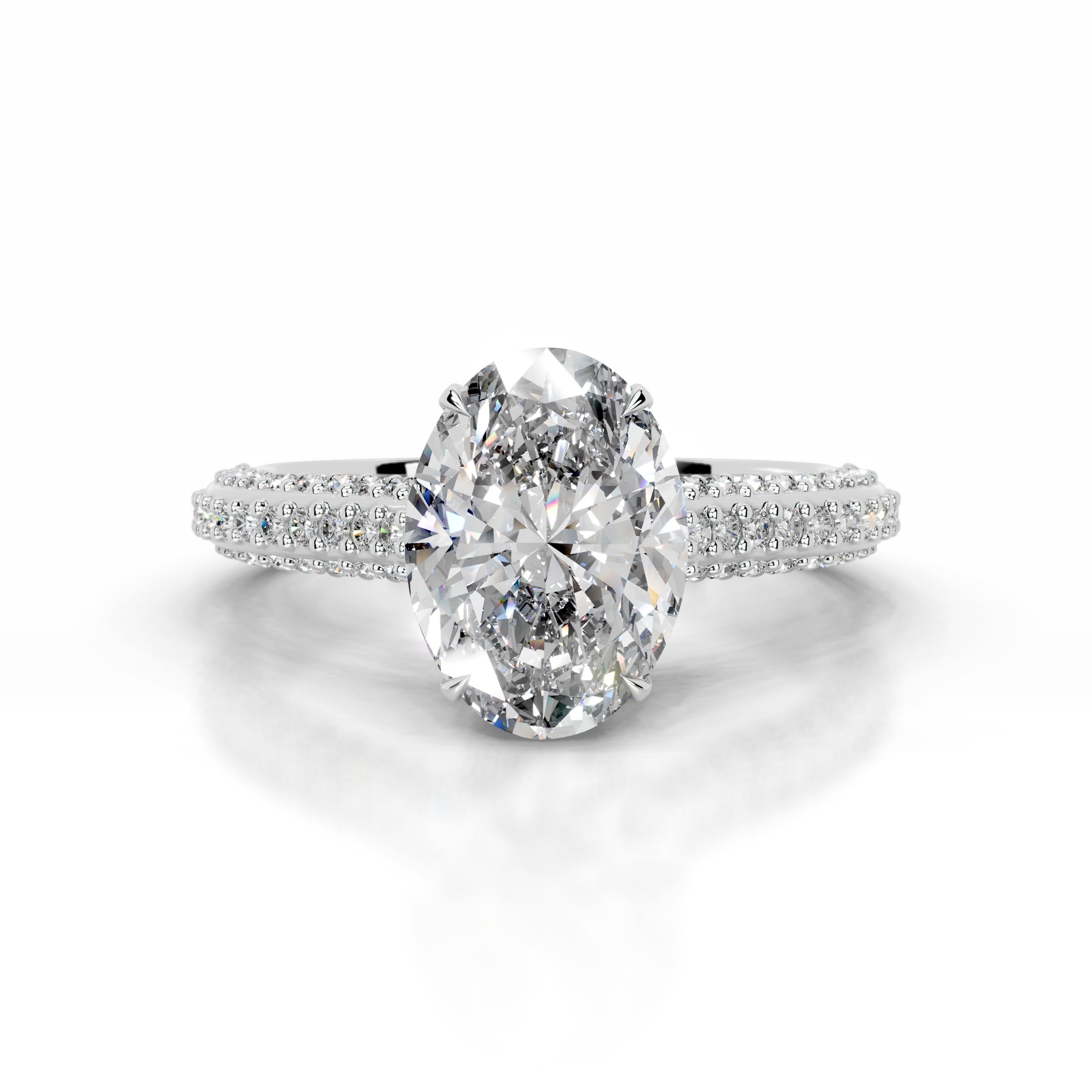 Joana  Diamond Engagement Ring - 14K White Gold