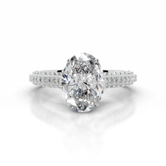 Joana Diamond Engagement Ring - 18K White Gold