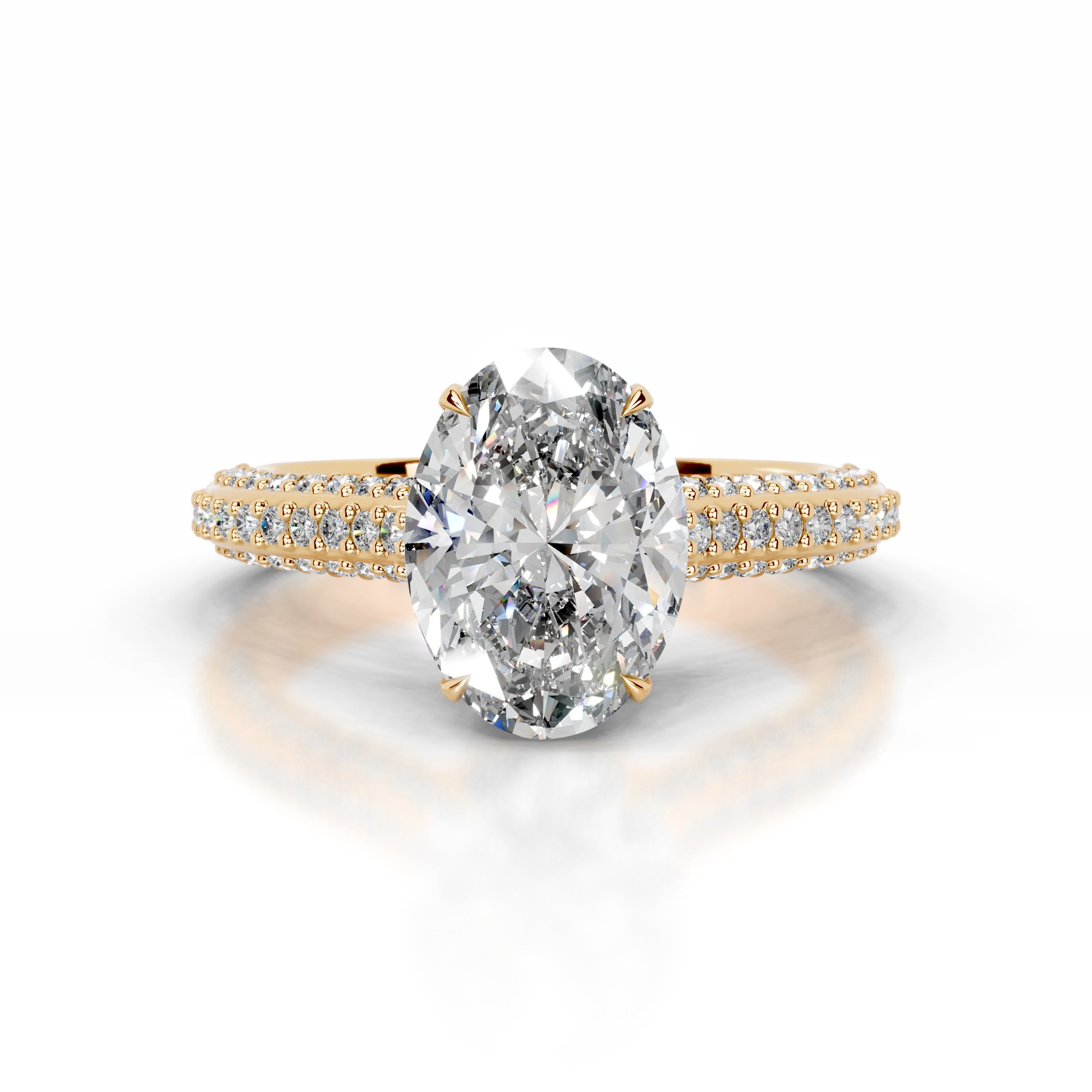 Joana  Diamond Engagement Ring - 18K Yellow Gold