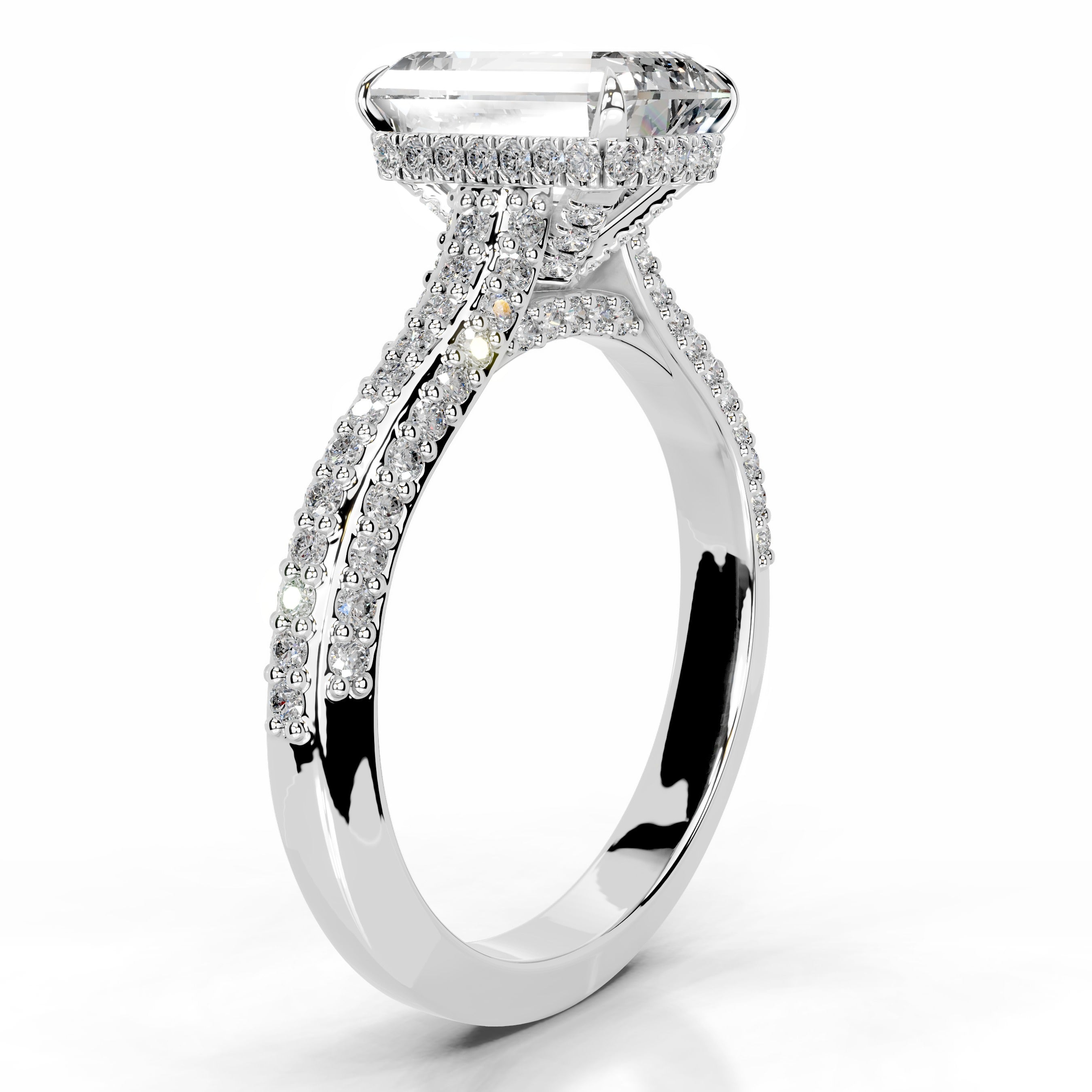 Joana  Diamond Engagement Ring - 14K White Gold