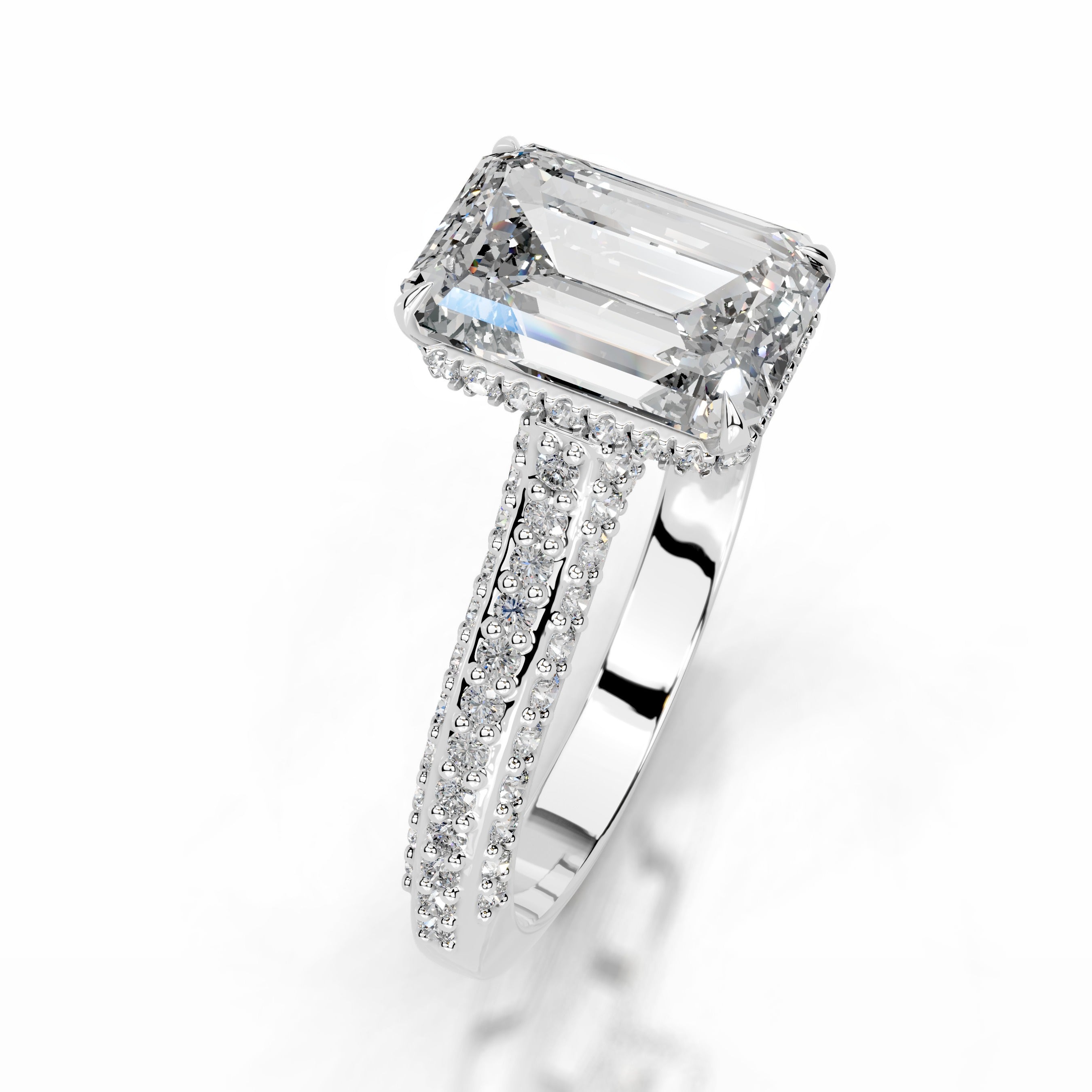 Joana  Diamond Engagement Ring - 18K White Gold