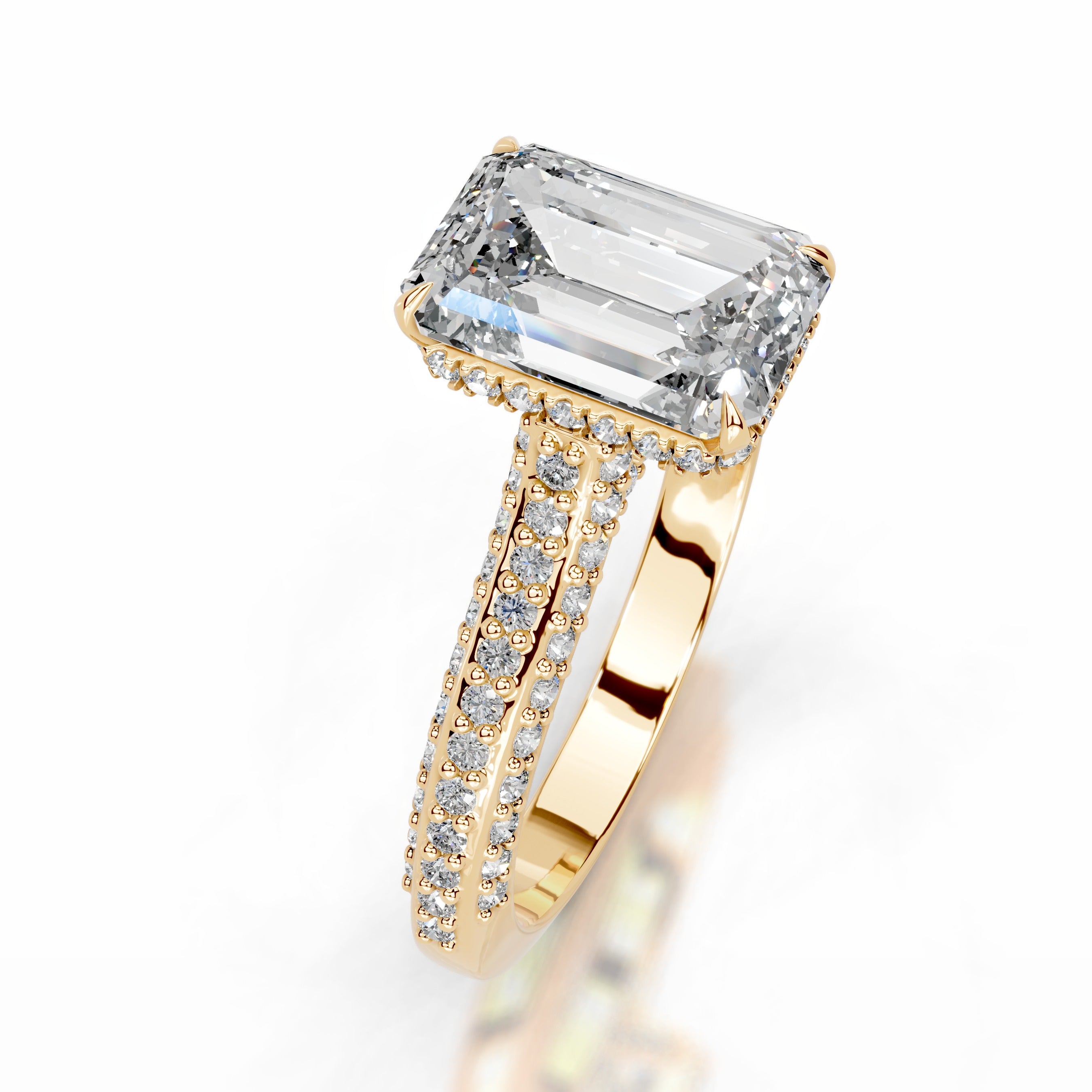 Joana  Diamond Engagement Ring - 18K Yellow Gold