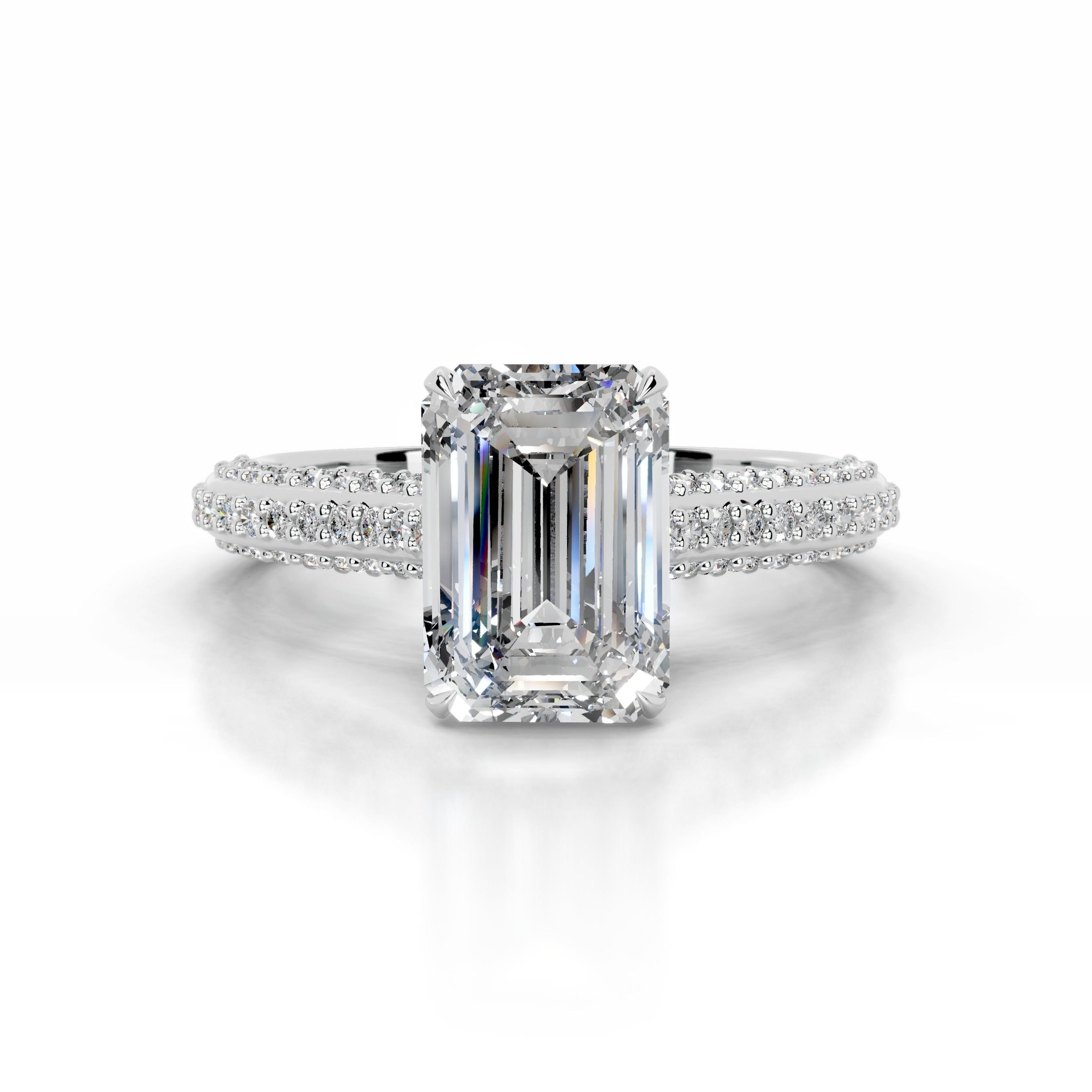 Joana  Diamond Engagement Ring - 14K White Gold