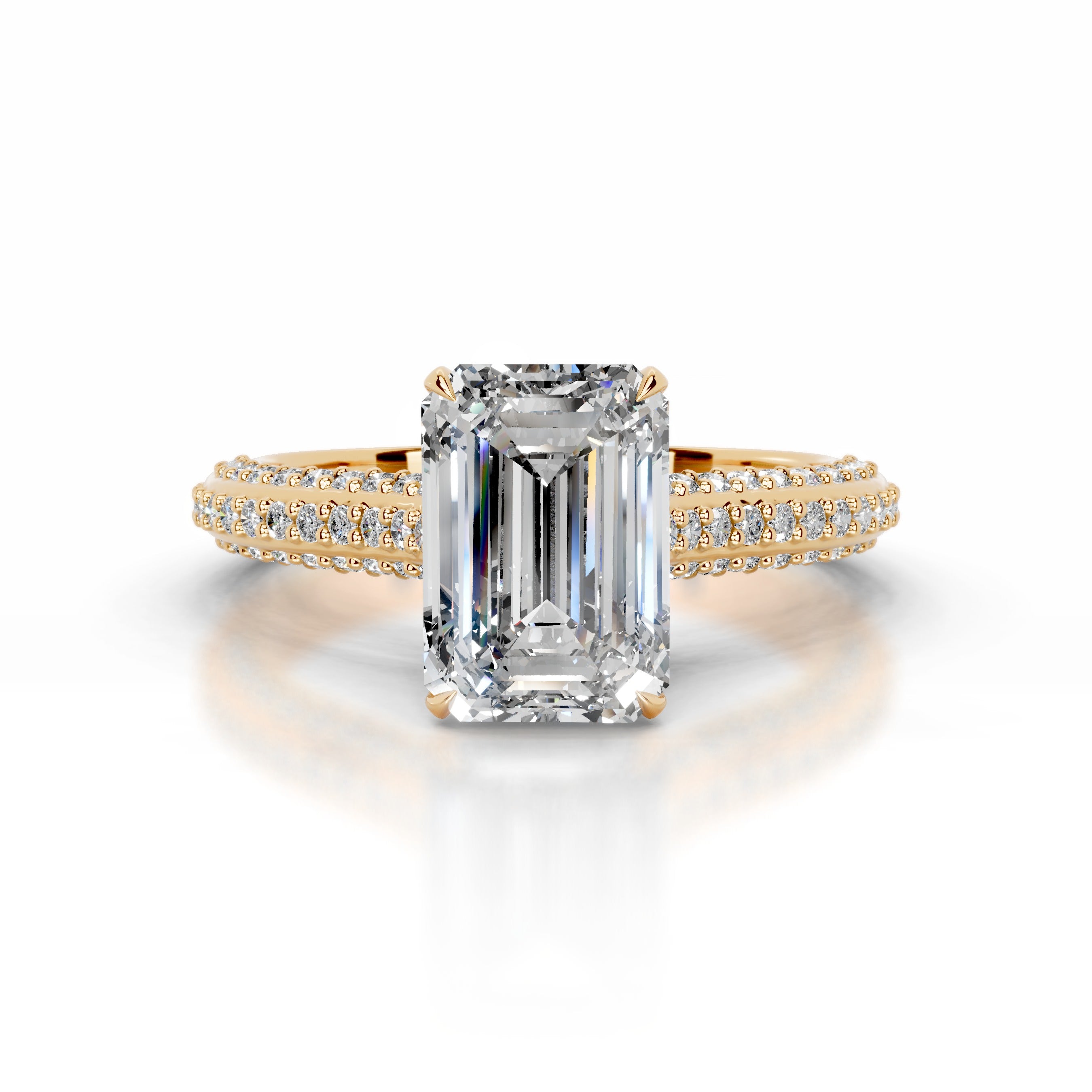 Joana  Diamond Engagement Ring - 18K Yellow Gold