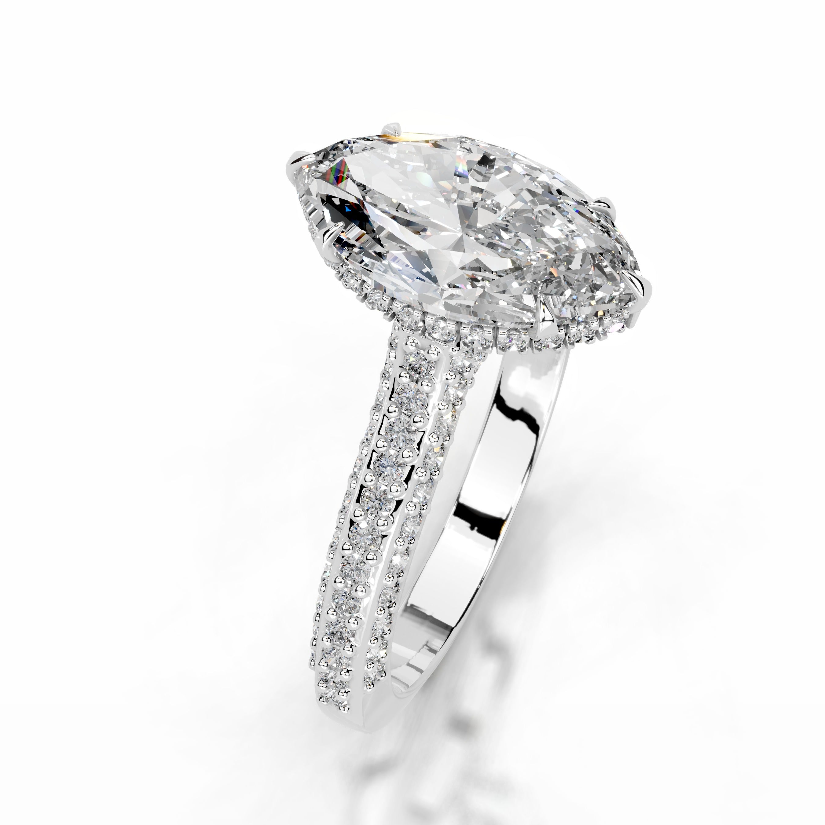 Joana  Diamond Engagement Ring - 14K White Gold