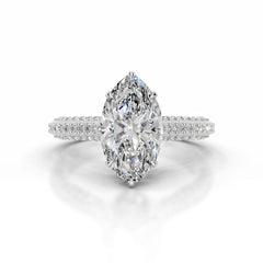 Joana Diamond Engagement Ring - 14K White Gold