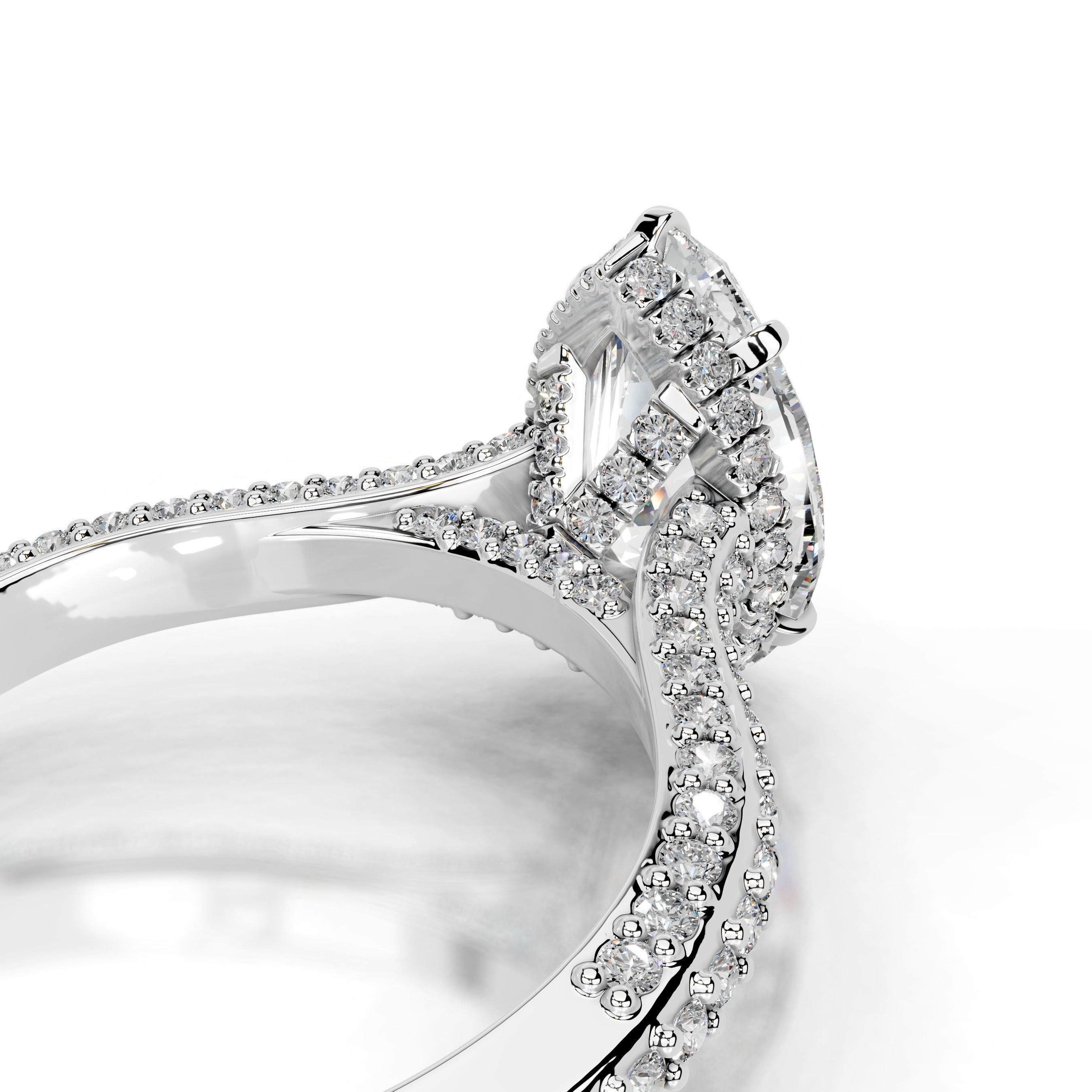 Joana  Diamond Engagement Ring - 14K White Gold