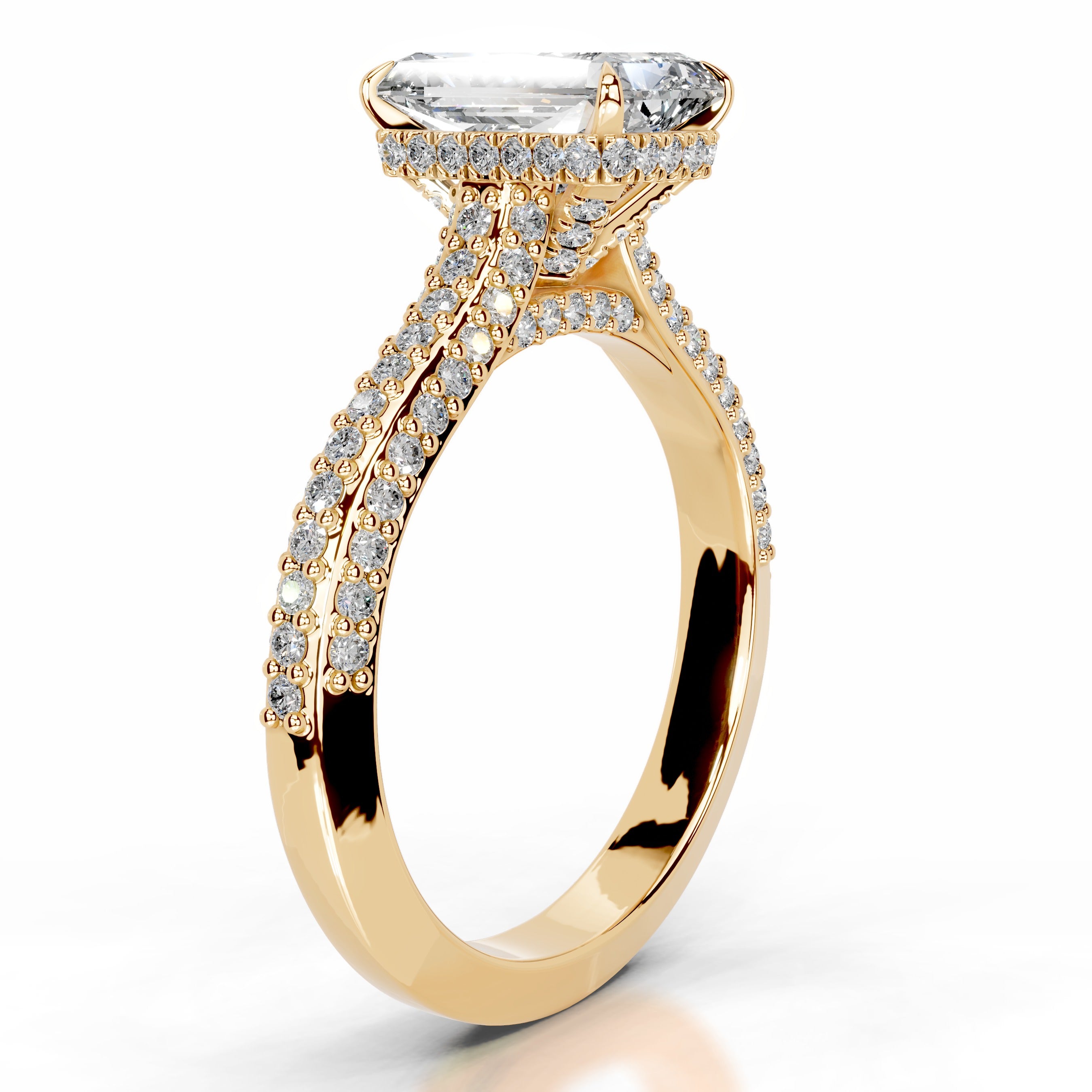 Joana Diamond Engagement Ring - 18K Yellow Gold