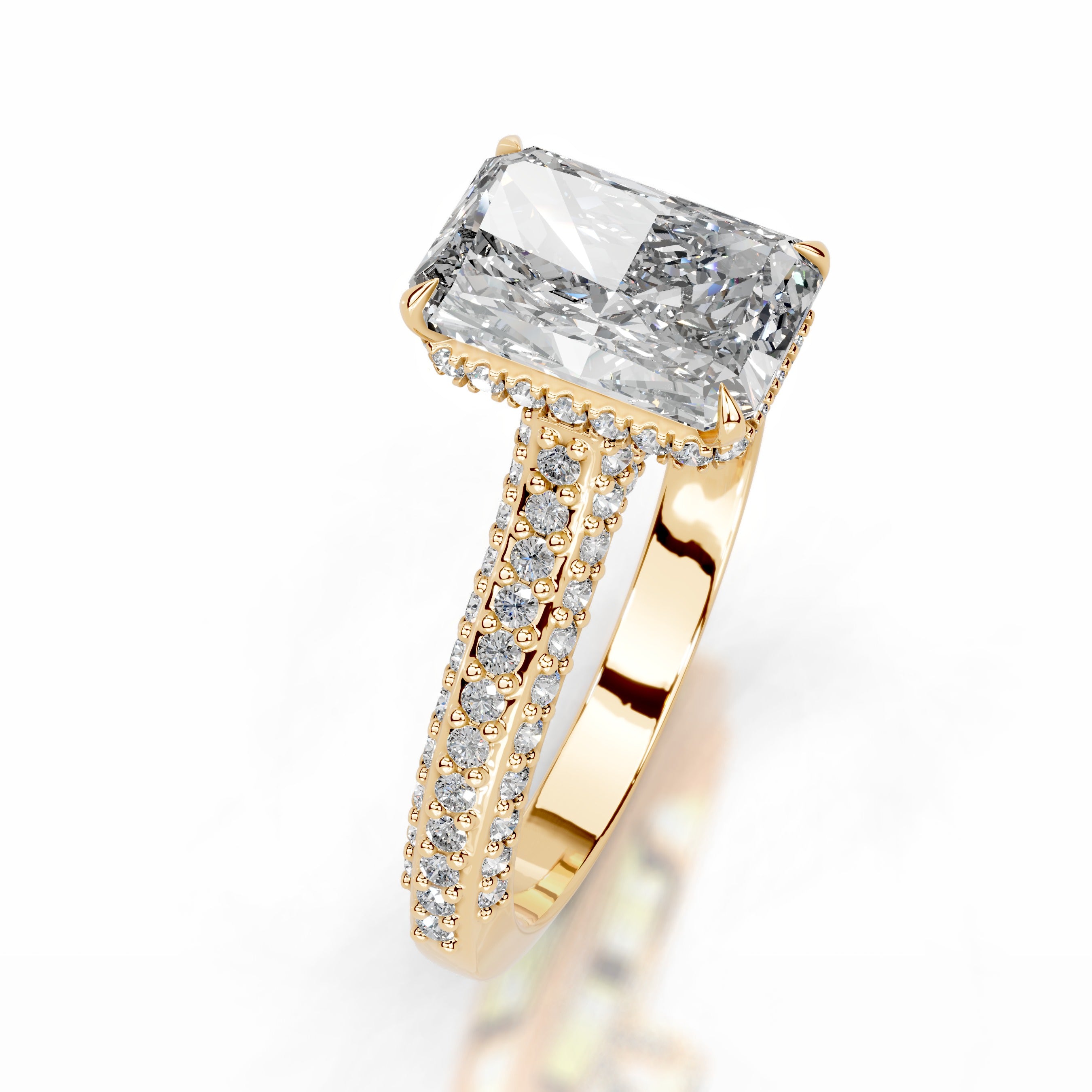 Joana Diamond Engagement Ring - 18K Yellow Gold