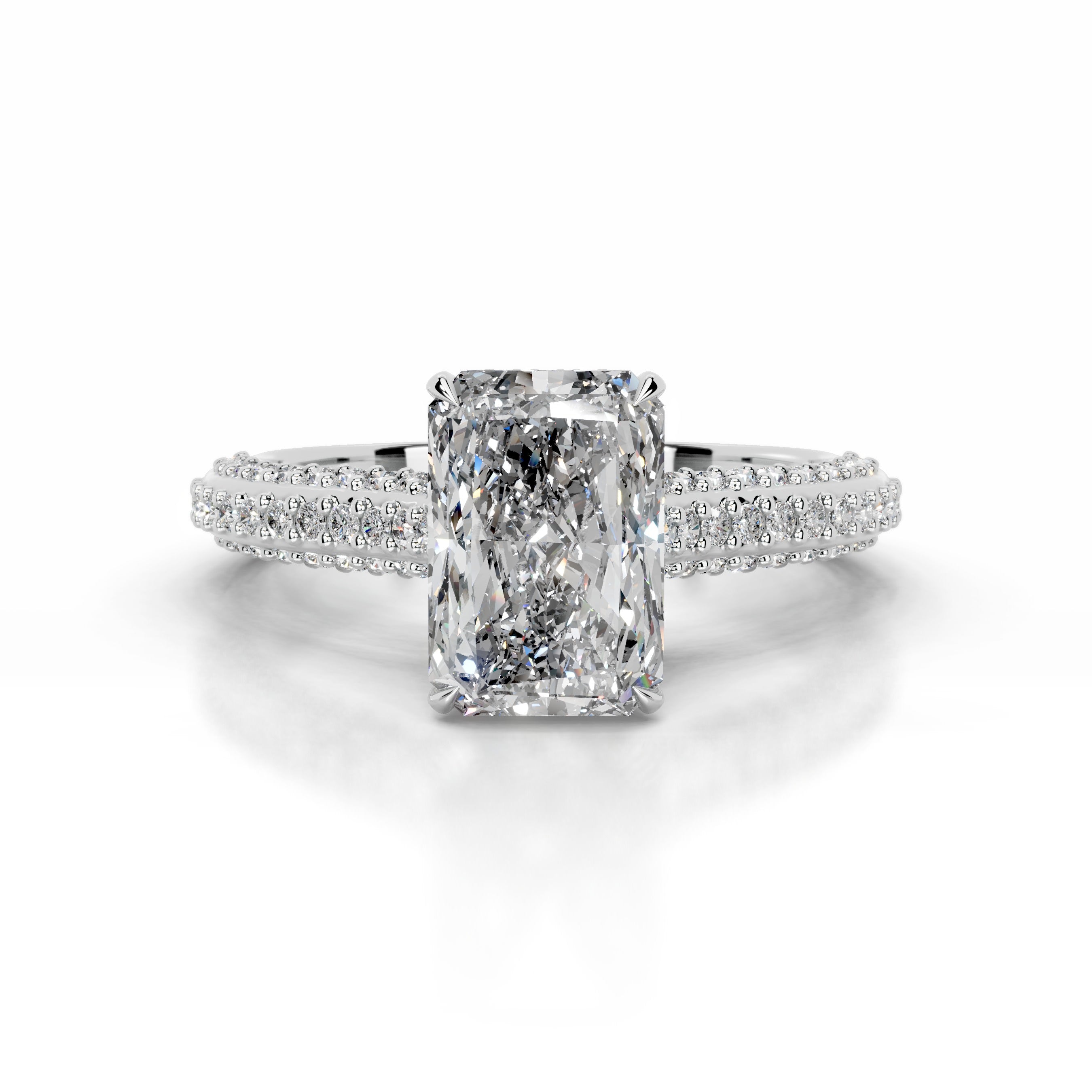 Joana Diamond Engagement Ring - 18K White Gold