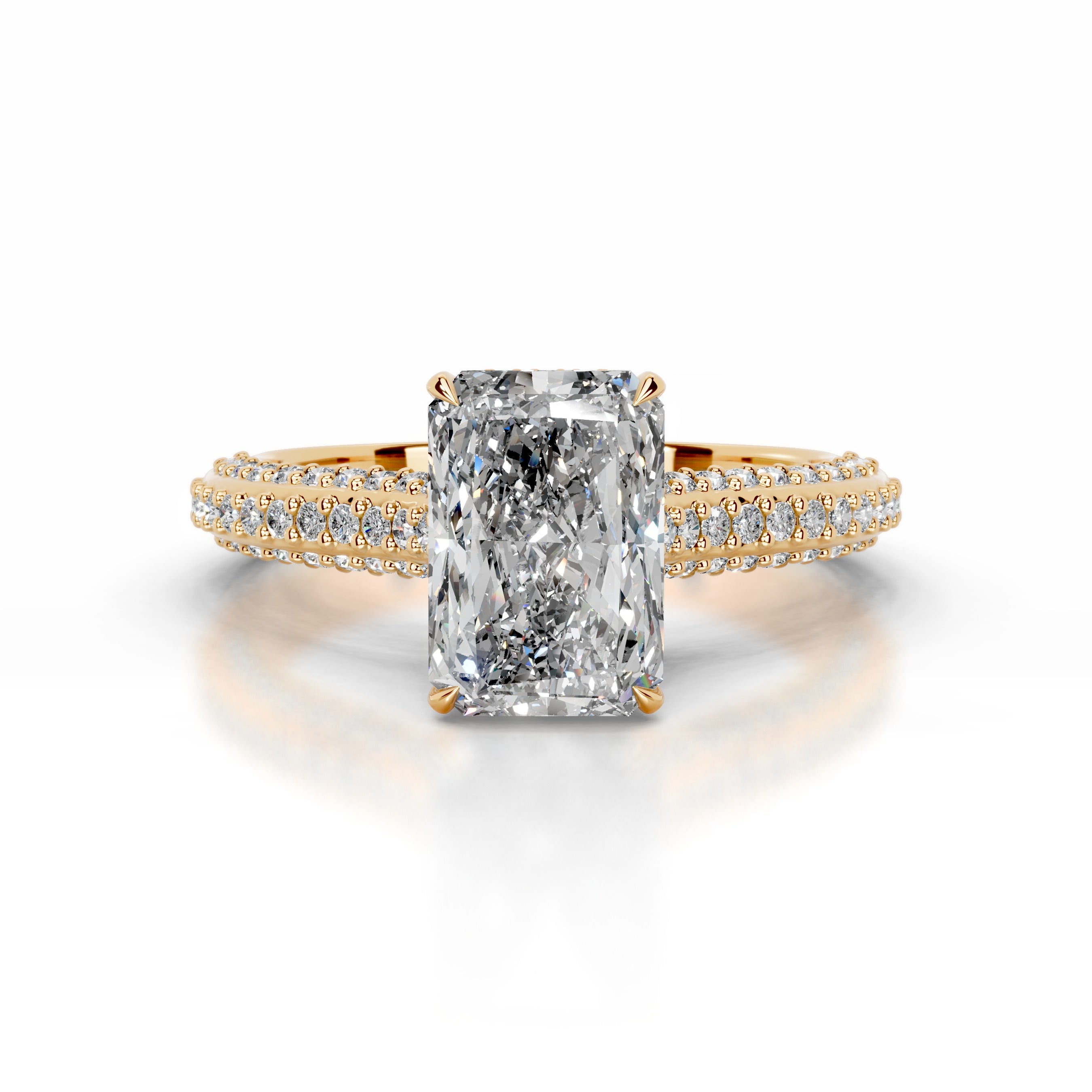 Joana Diamond Engagement Ring - 18K Yellow Gold