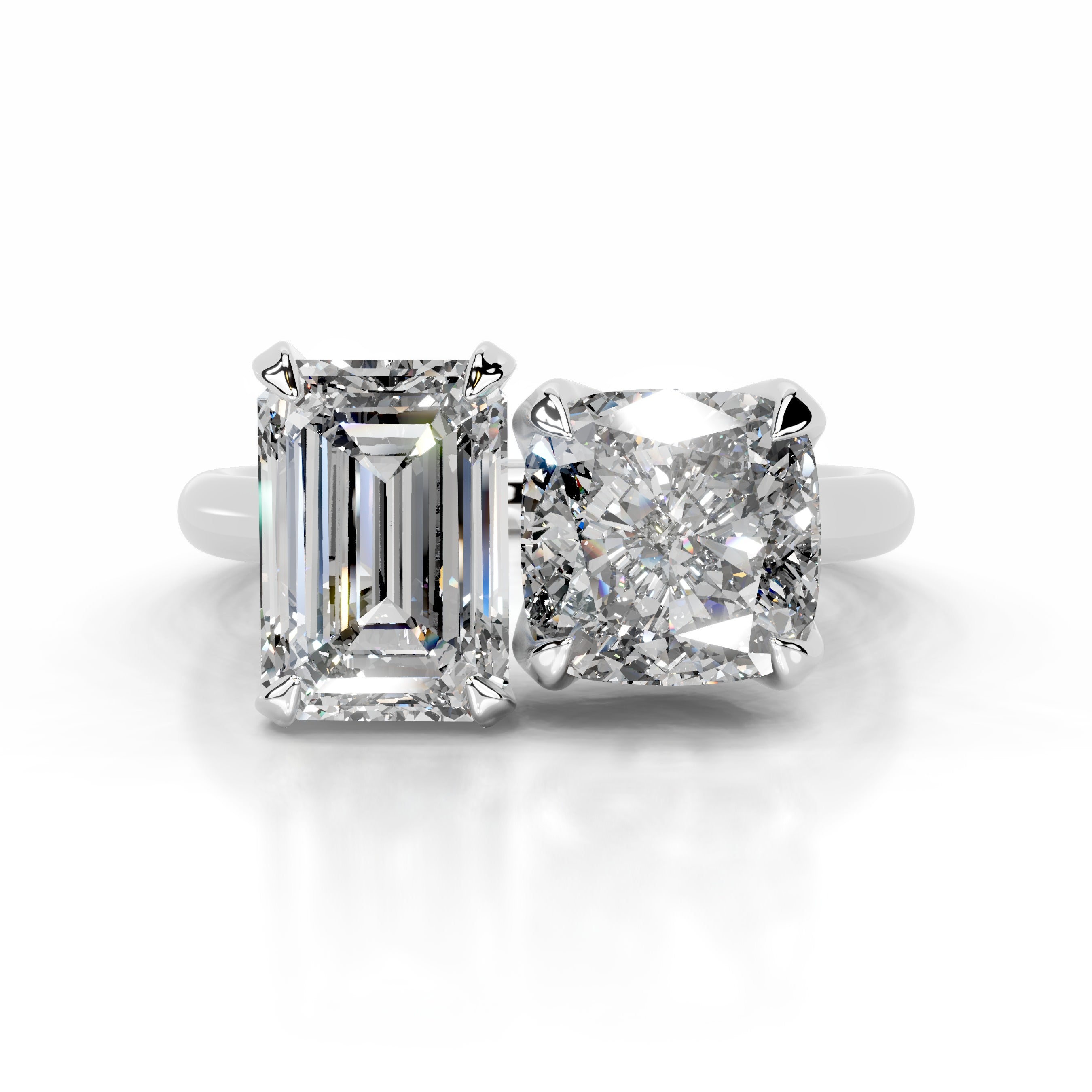 Dominique Diamond Engagement Ring - Platinum