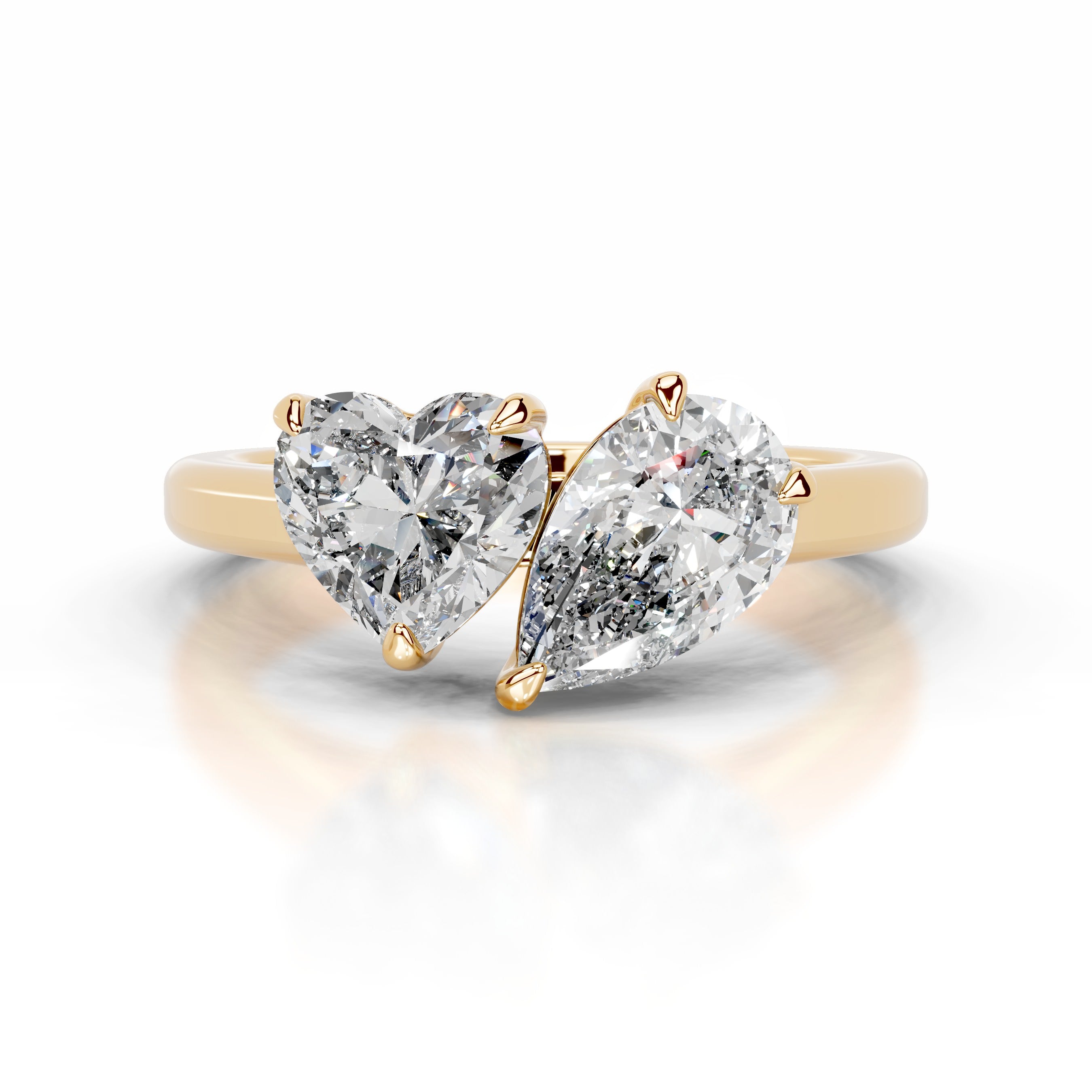 Shay Diamond Engagement Ring - 18K Yellow Gold