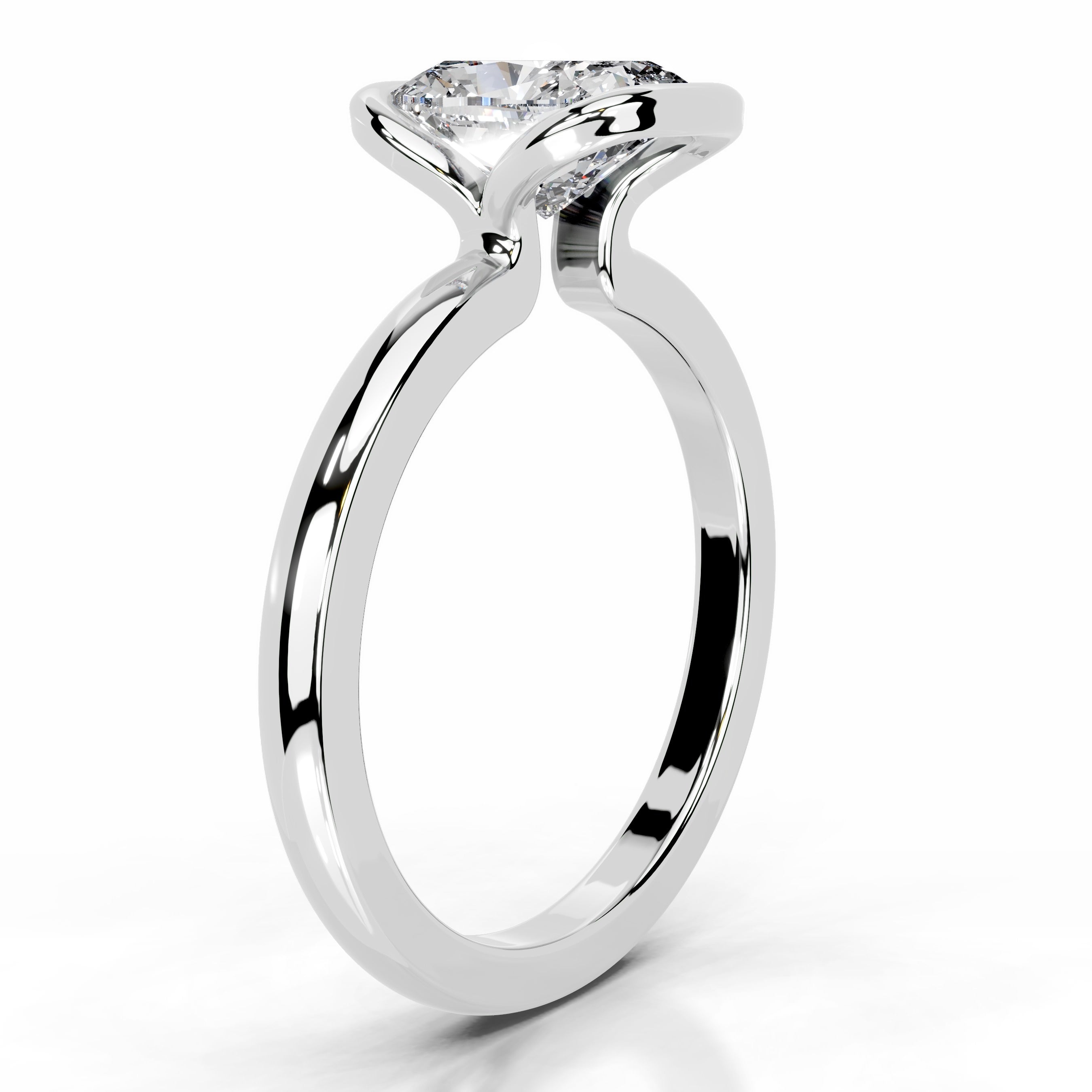 Thor Diamond Engagement Ring - 18K White Gold