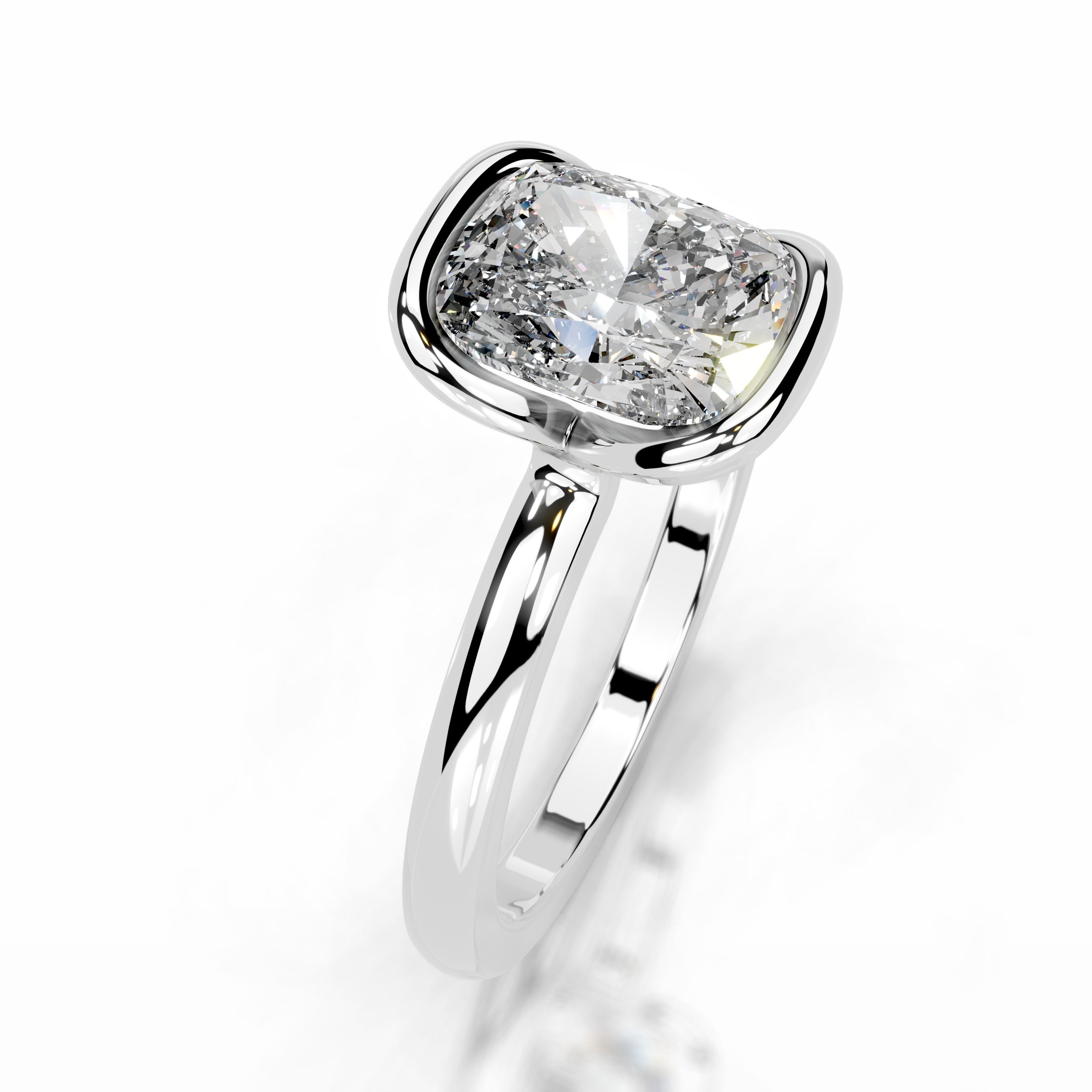 Thor Diamond Engagement Ring - 18K White Gold