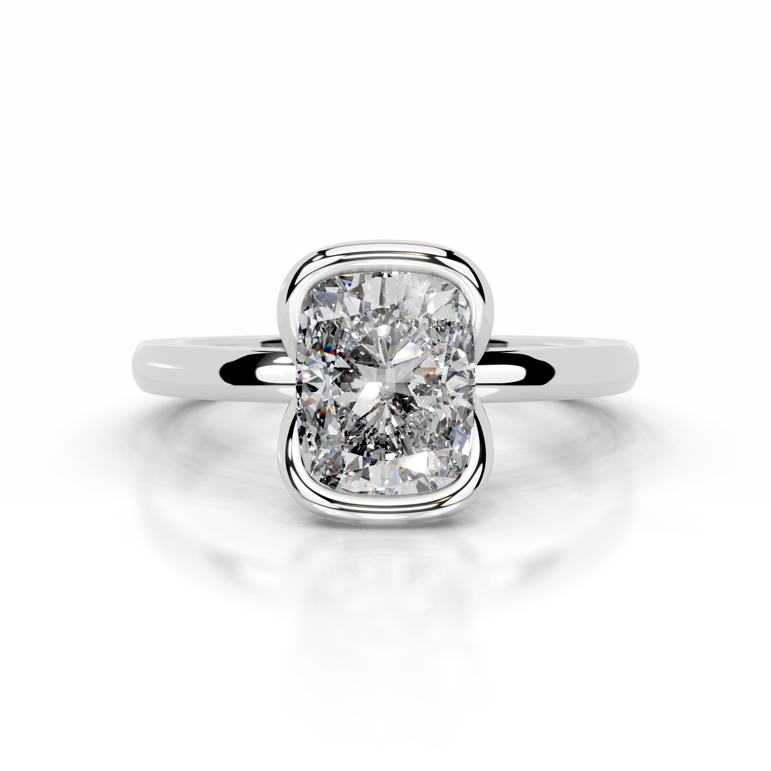 Thor Diamond Engagement Ring - 18K White Gold