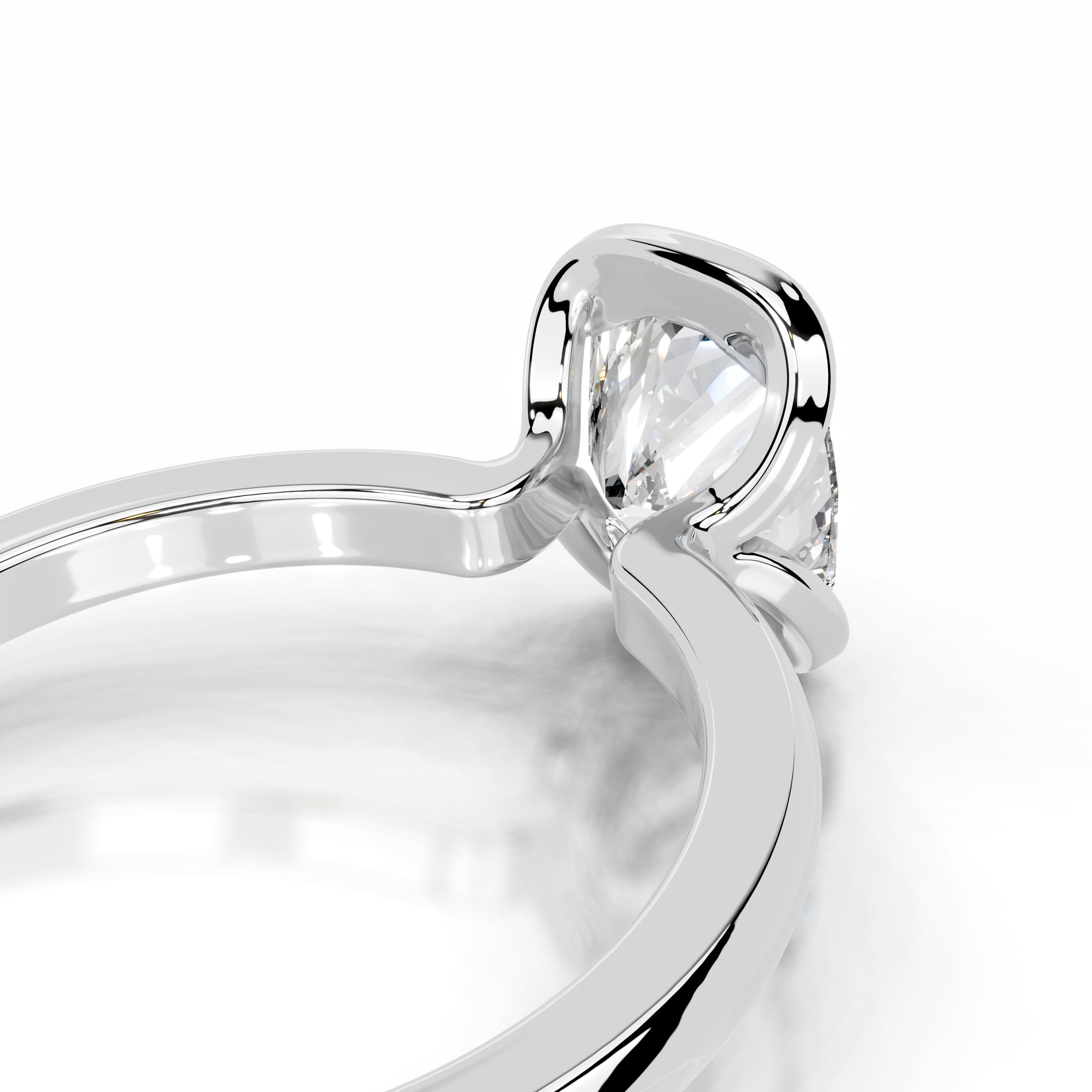 Thor Diamond Engagement Ring - 18K White Gold