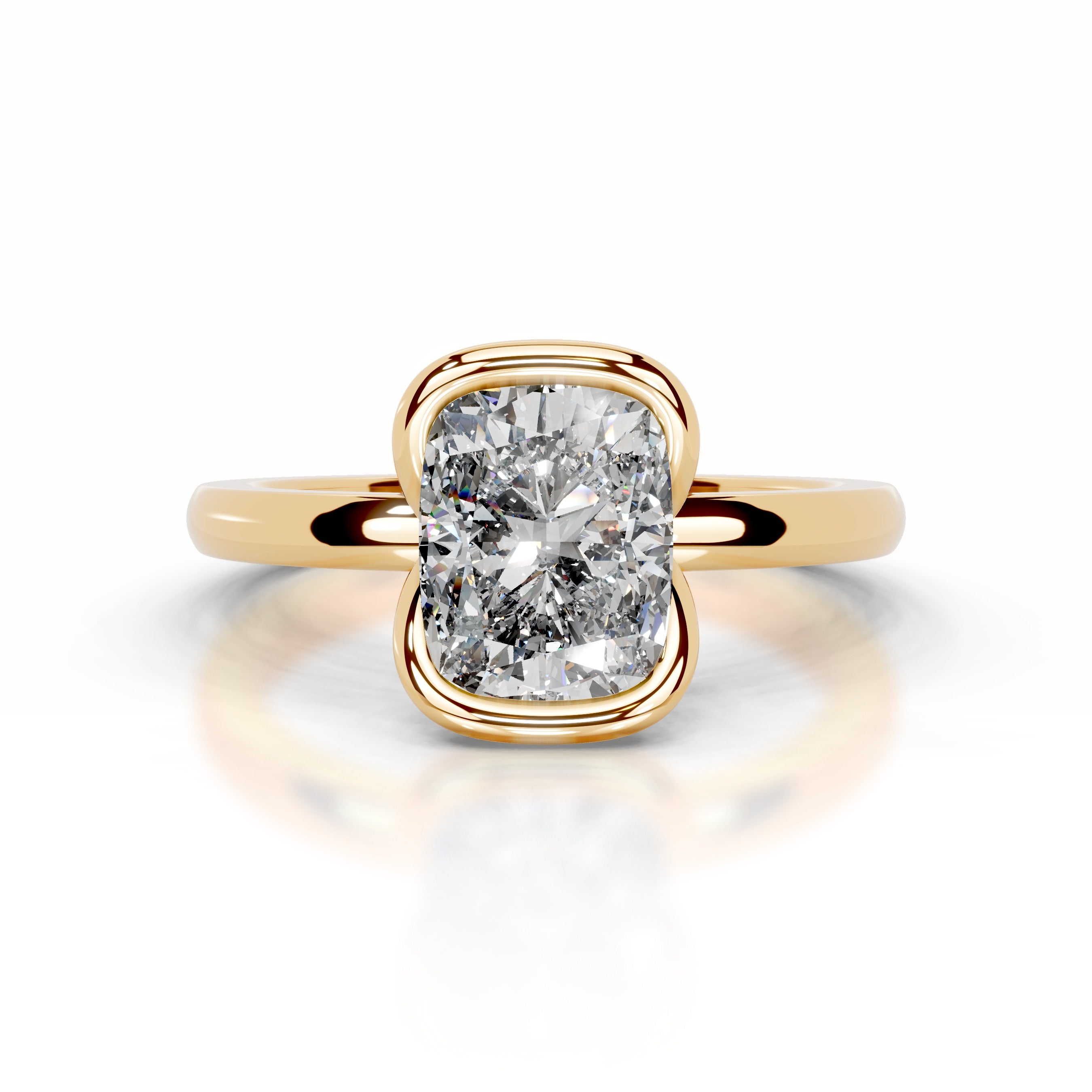 Thor Diamond Engagement Ring - 18K Yellow Gold