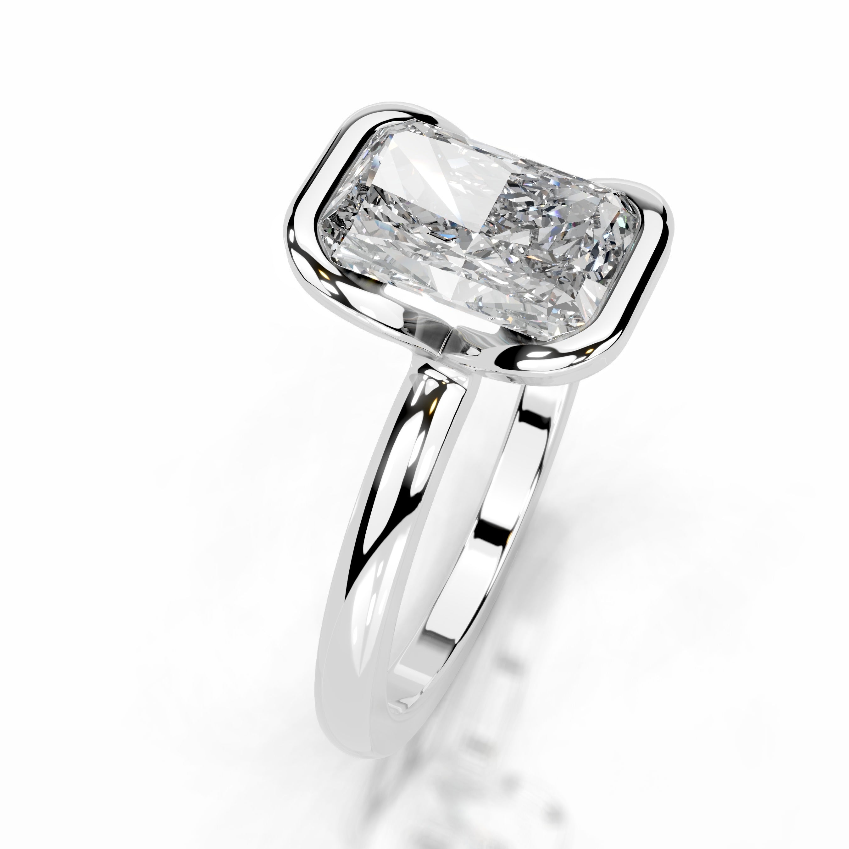 Thor Diamond Engagement Ring - 14K White Gold