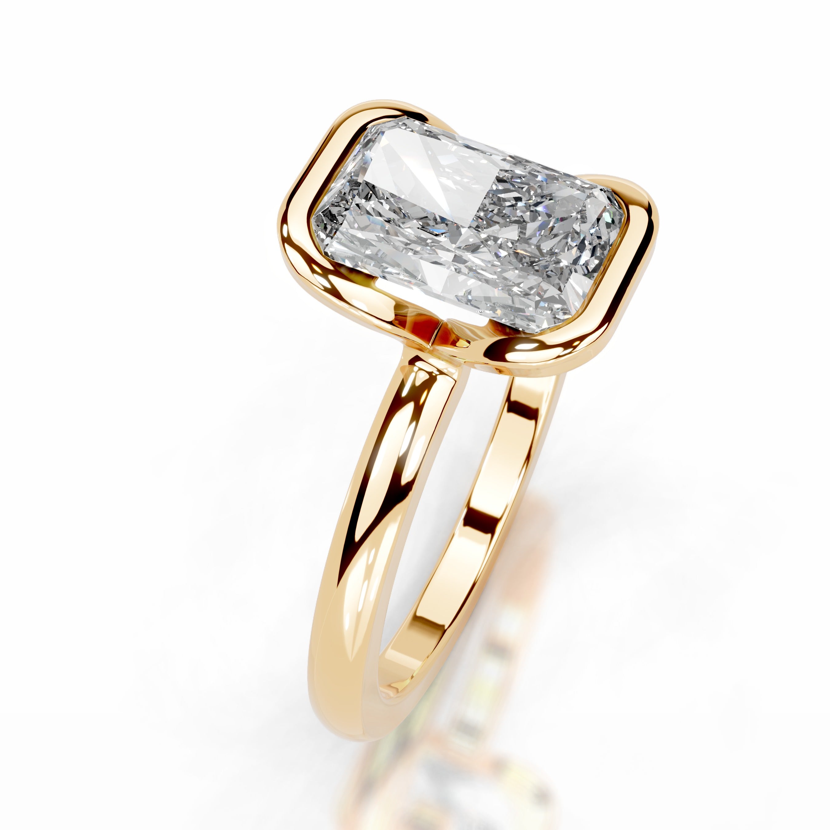 Thor Diamond Engagement Ring - 18K Yellow Gold