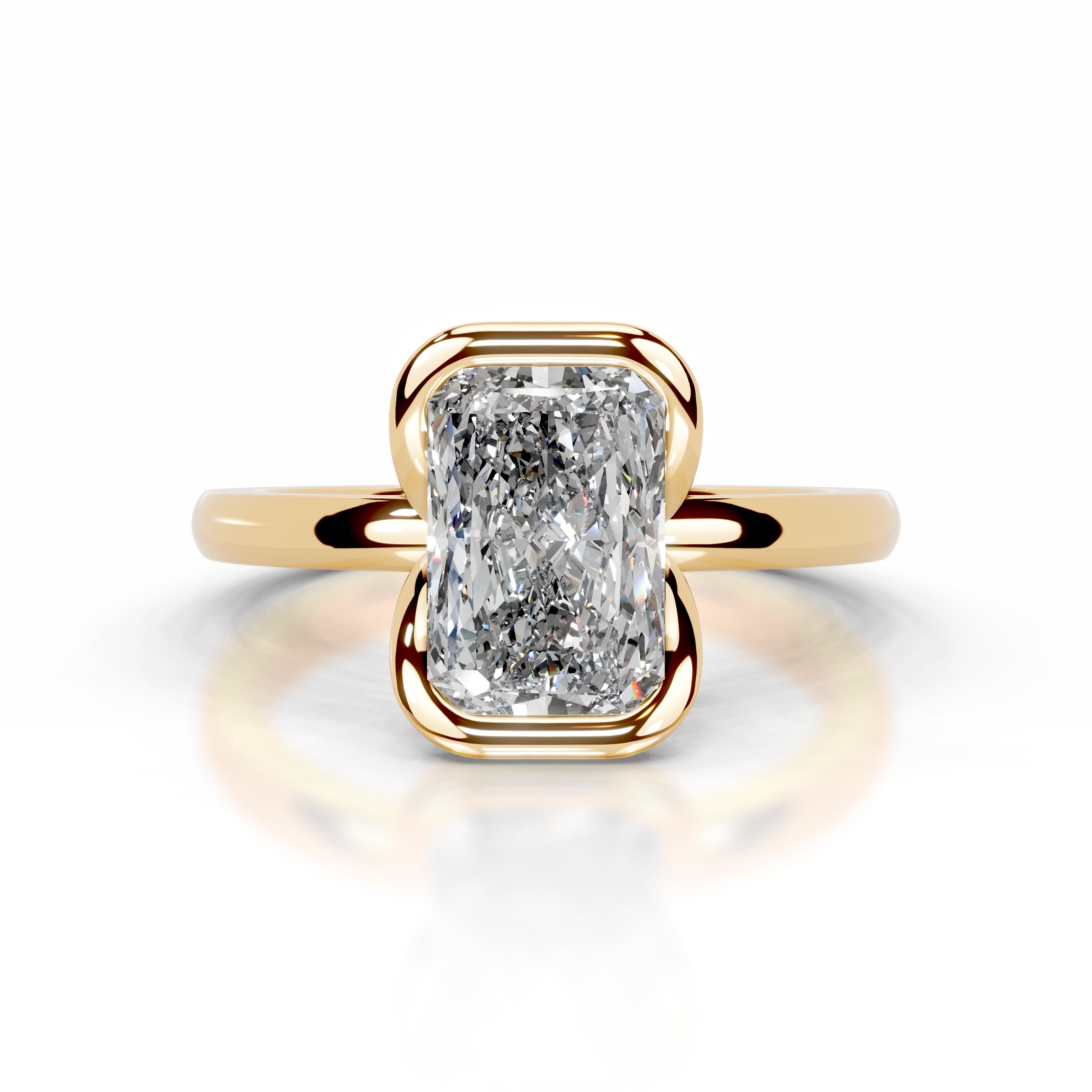 Thor Diamond Engagement Ring - 18K Yellow Gold