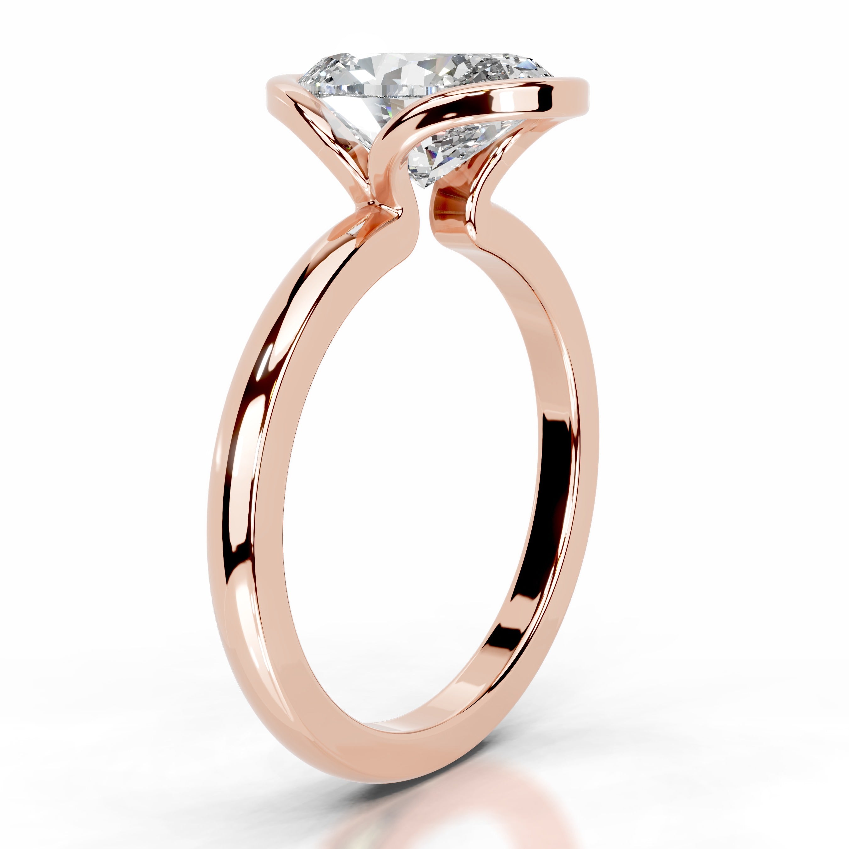 Thor Diamond Engagement Ring - 14K Rose Gold