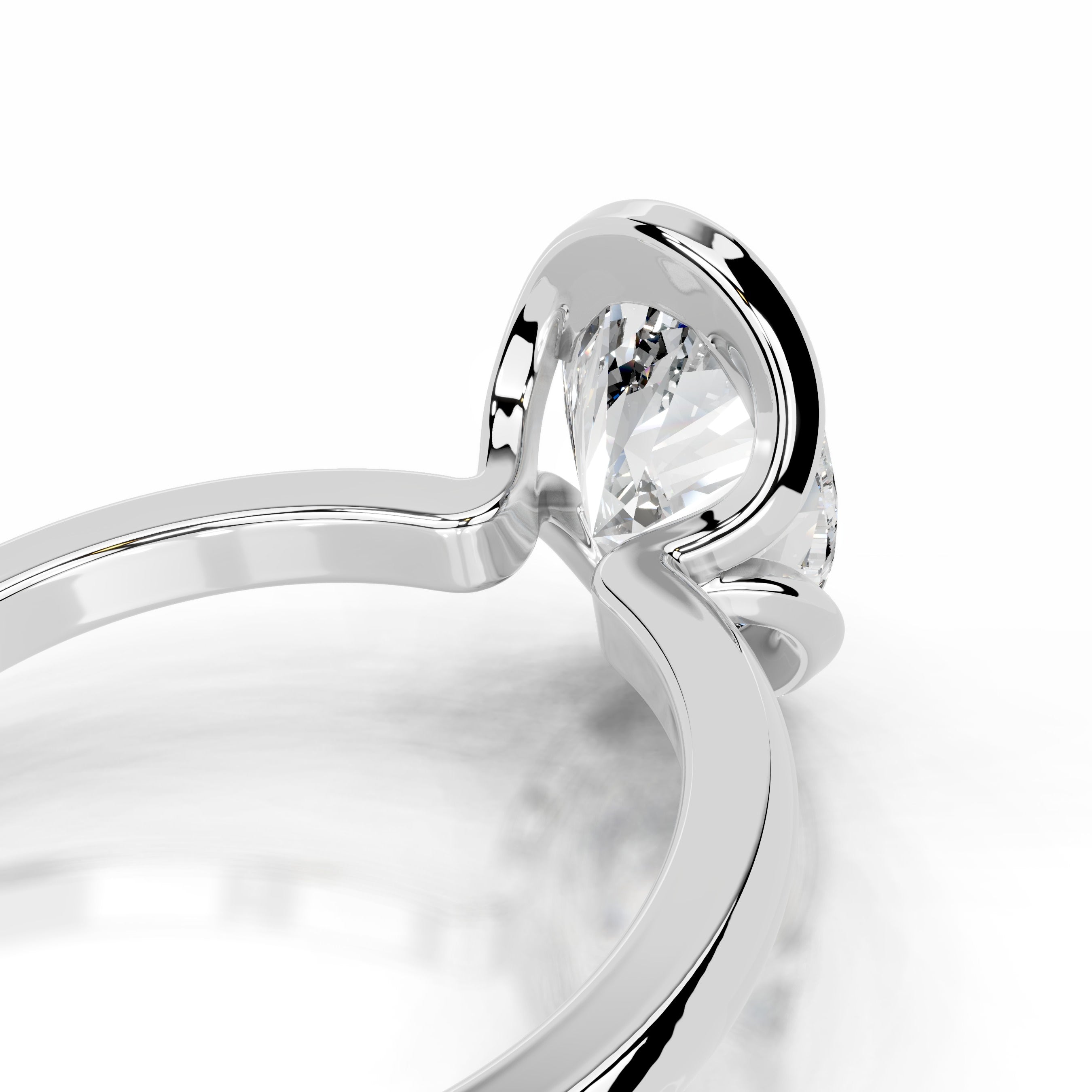 Thor Diamond Engagement Ring - 14K White Gold