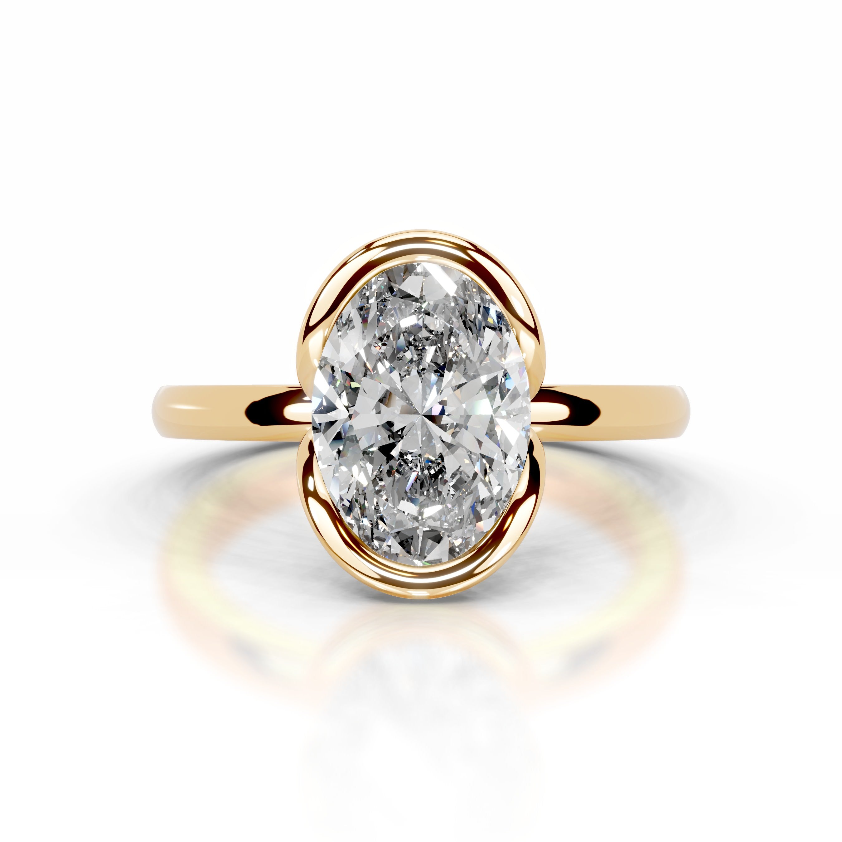 Thor Diamond Engagement Ring - 18K Yellow Gold