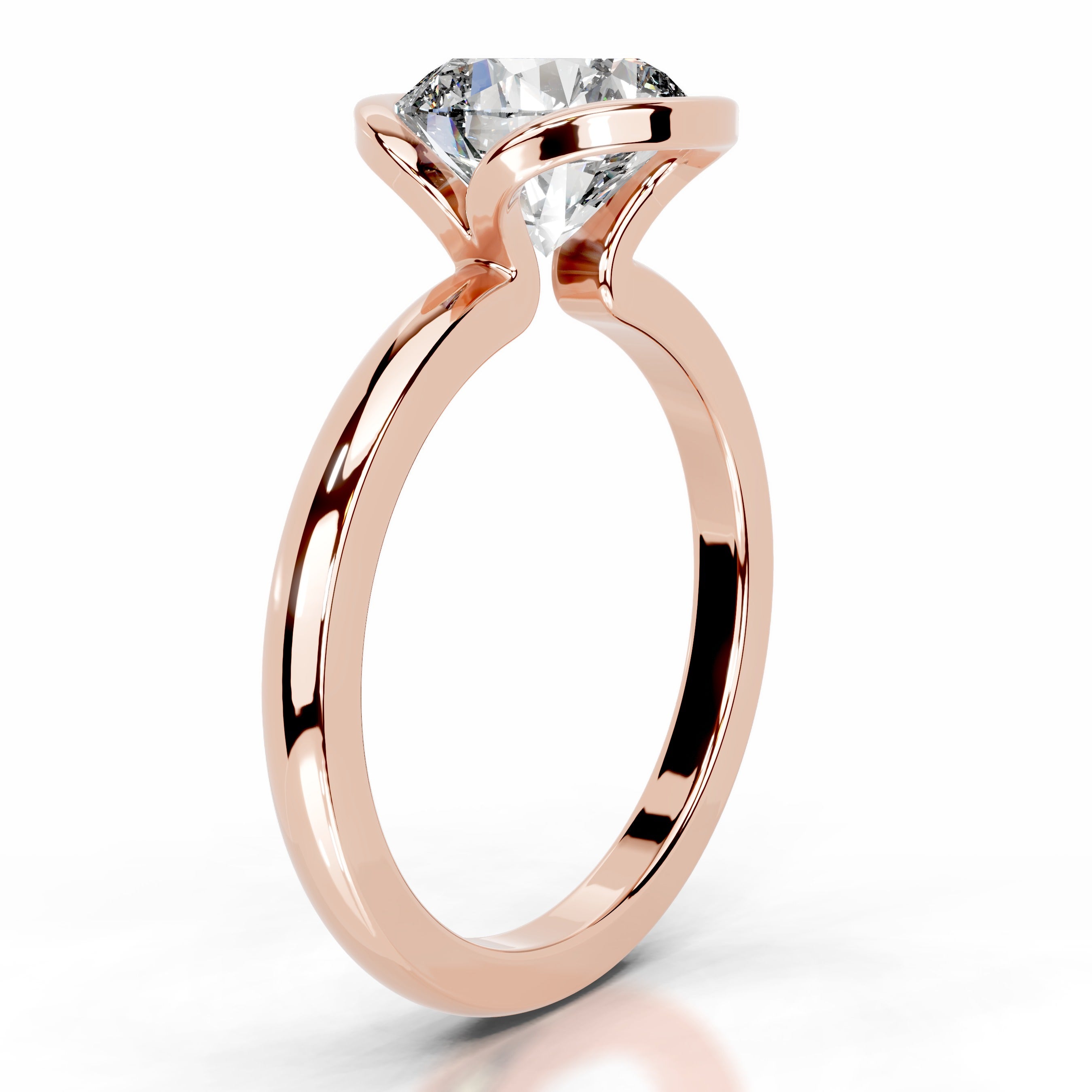 Thor Diamond Engagement Ring - 14K Rose Gold