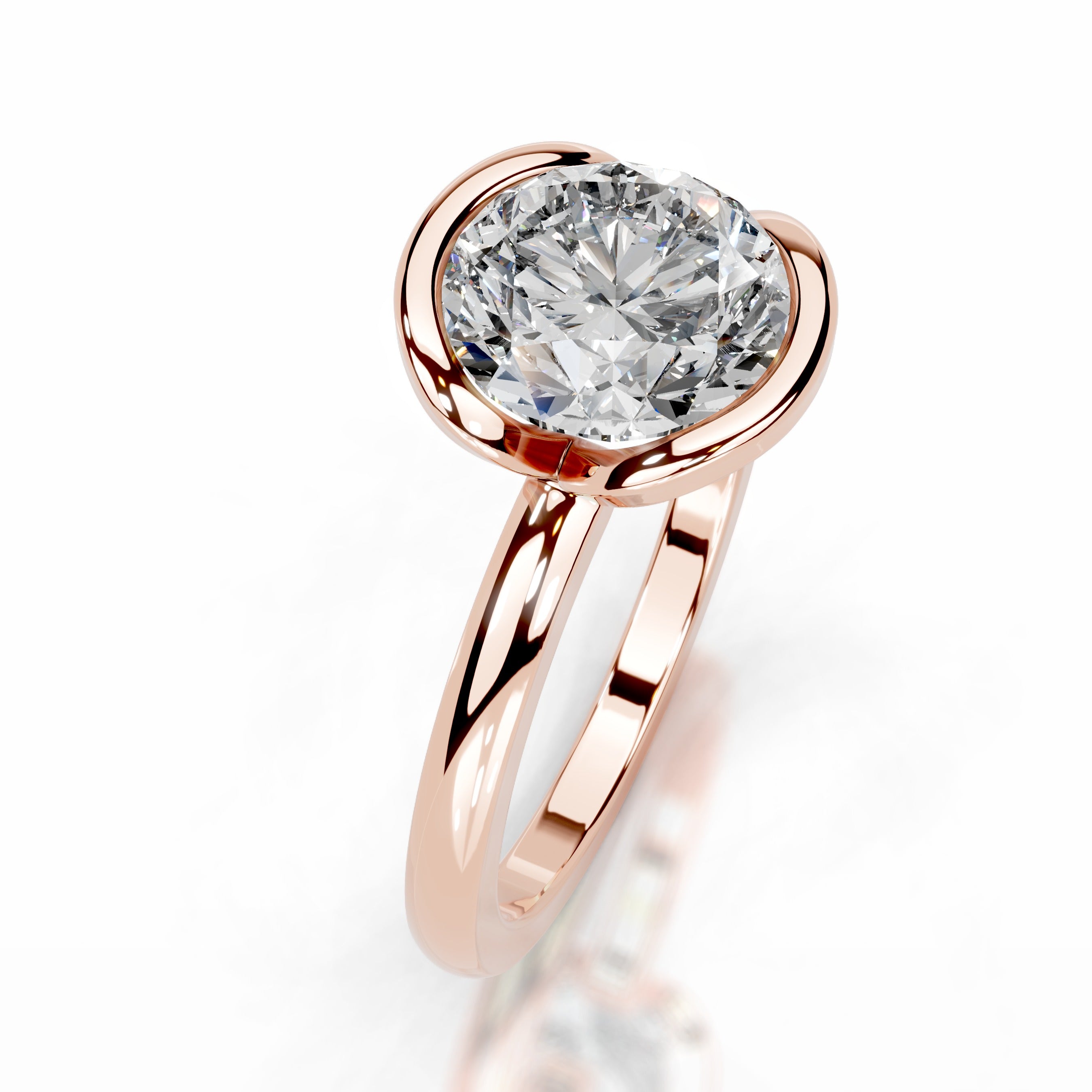 Thor Diamond Engagement Ring - 14K Rose Gold