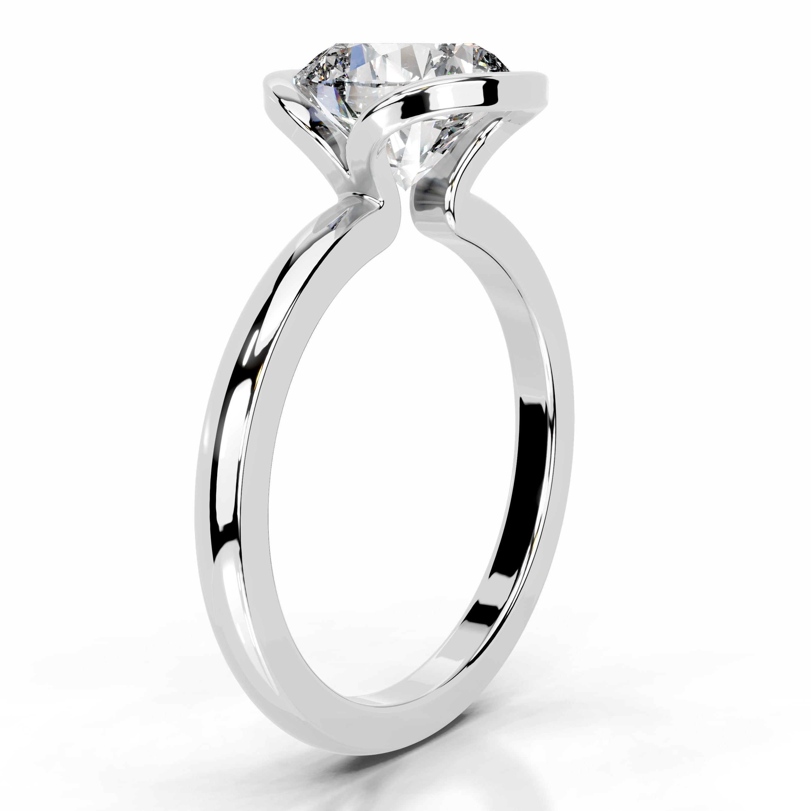 Thor Diamond Engagement Ring - 14K White Gold