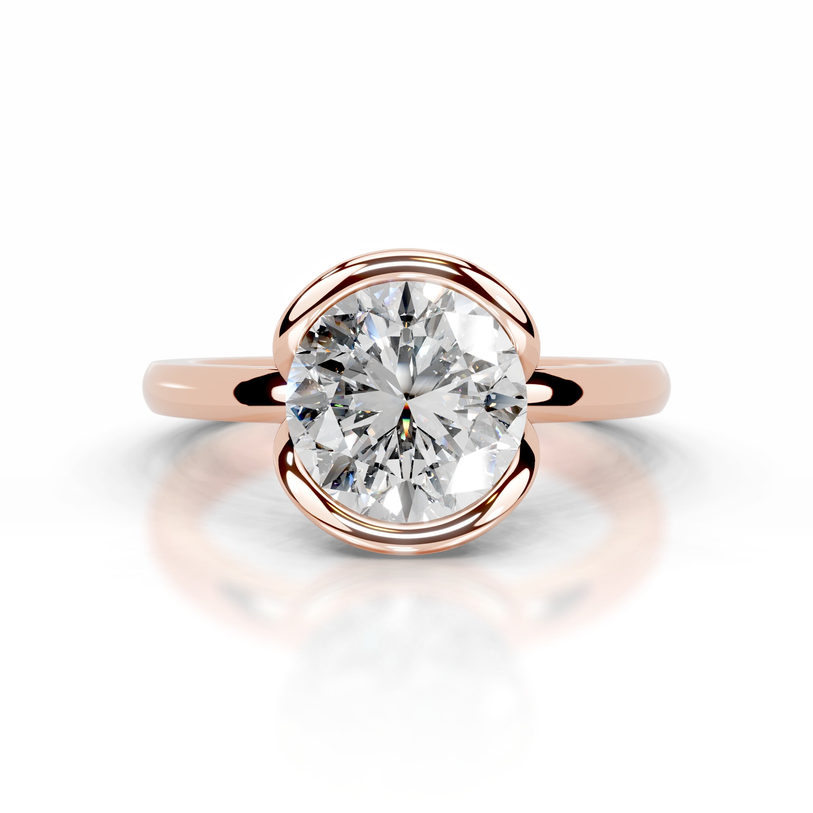 Thor Diamond Engagement Ring - 14K Rose Gold